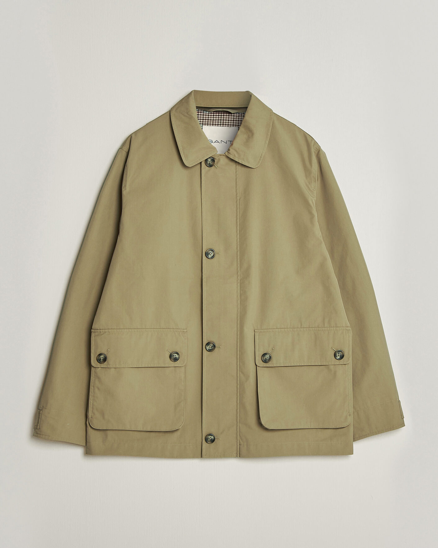 Herre | Jakker | Gant | Cotton Barn Jacket Light Taupe