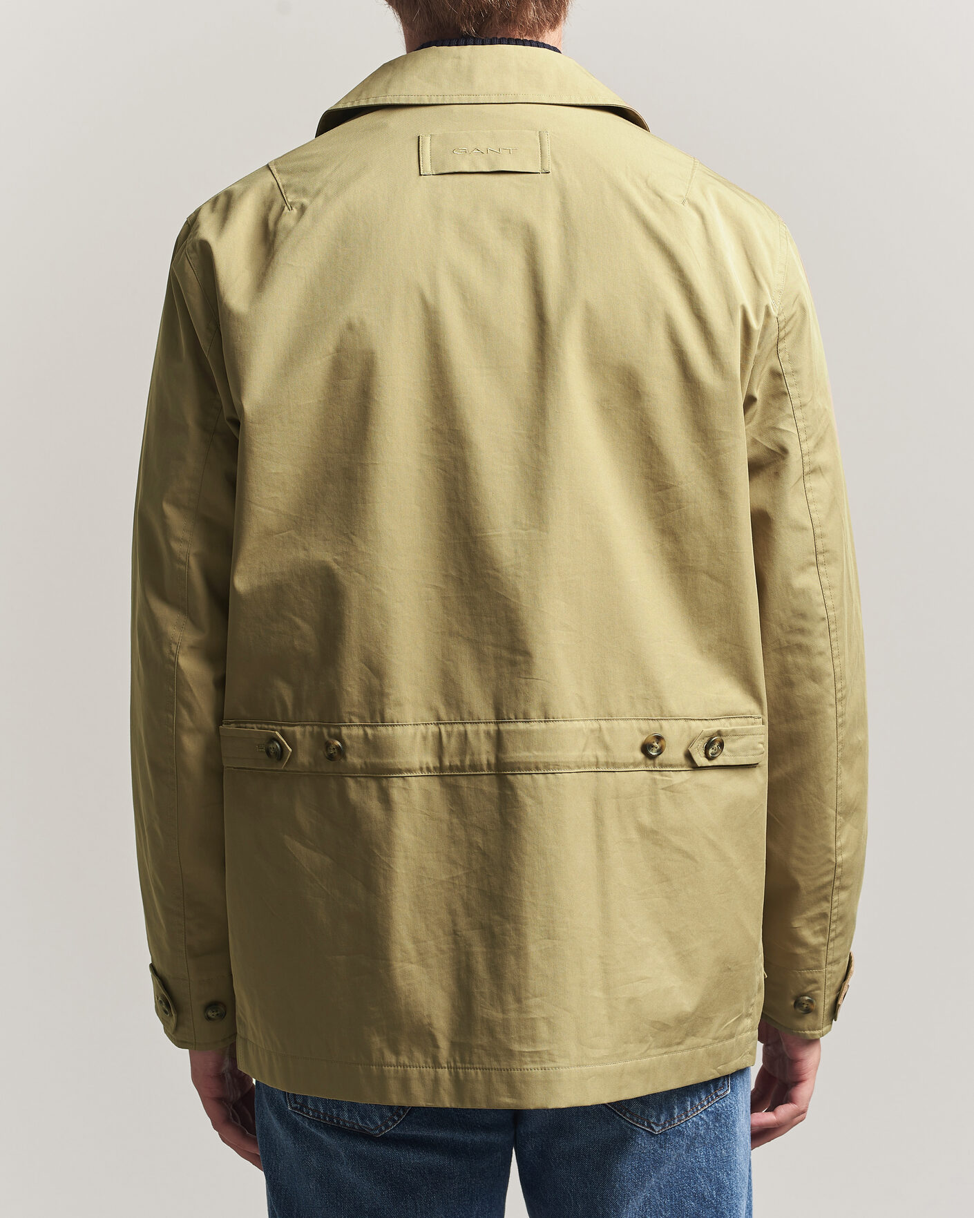 Herre | Jakker | Gant | Cotton Barn Jacket Light Taupe