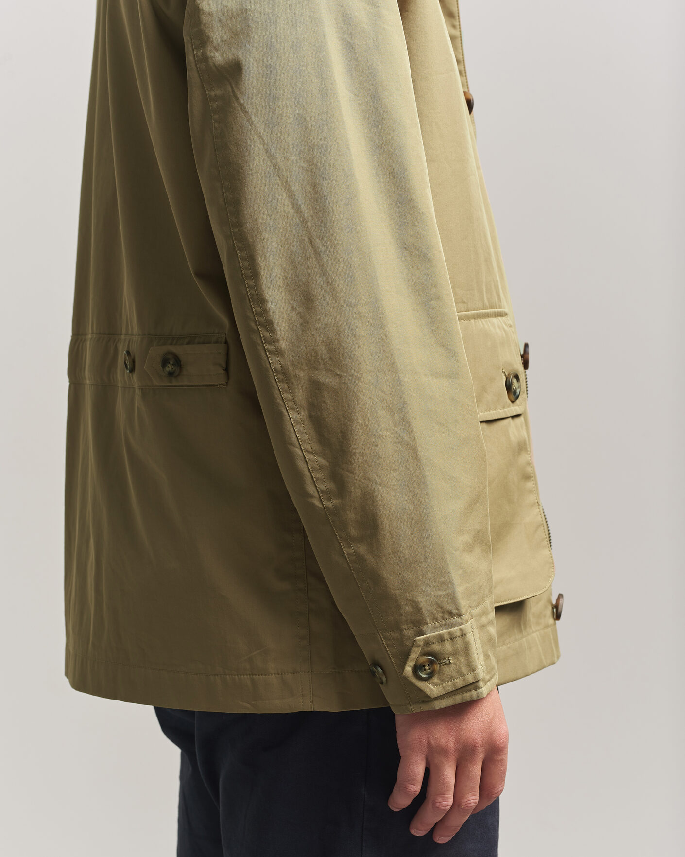 Herre | Jakker | Gant | Cotton Barn Jacket Light Taupe