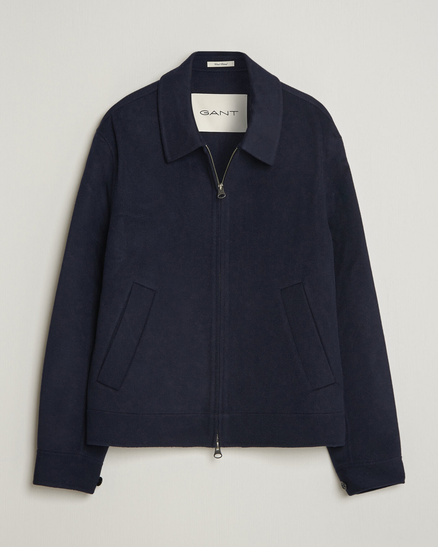 Herre | Jakker | Gant | Handstitched Wool/Cashmere Jacket Evening Blue