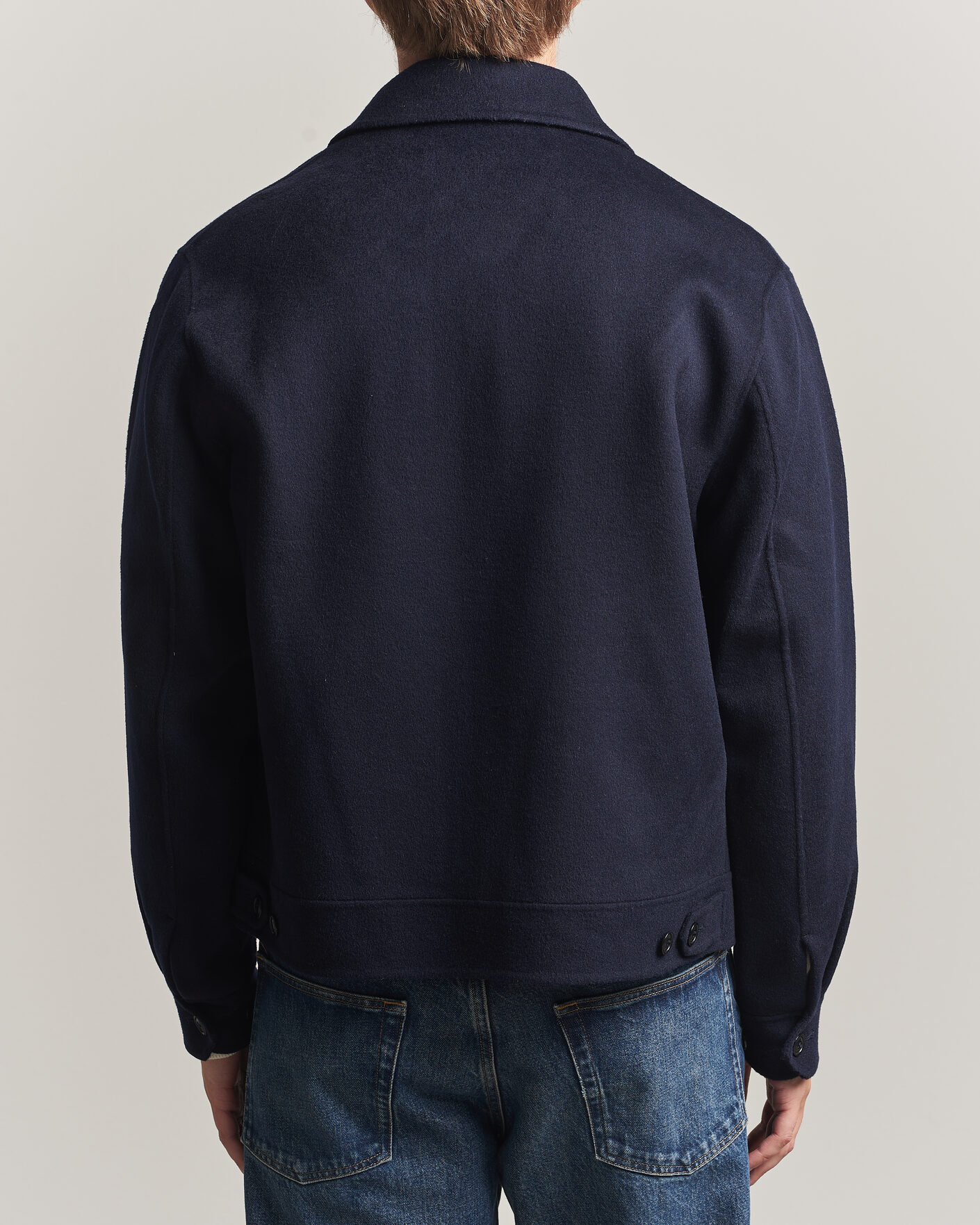 Herre | Jakker | Gant | Handstitched Wool/Cashmere Jacket Evening Blue