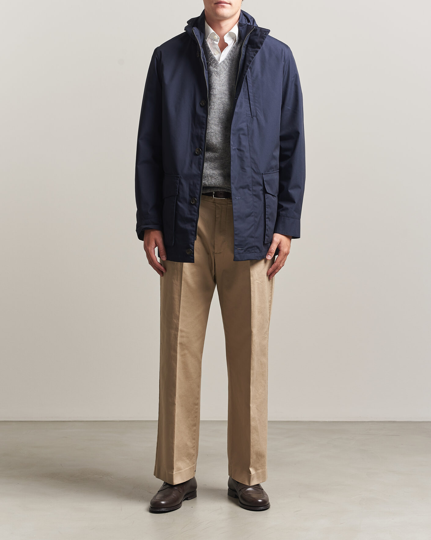 Herre | Jakker | Gant | Double Jacket Evening Blue