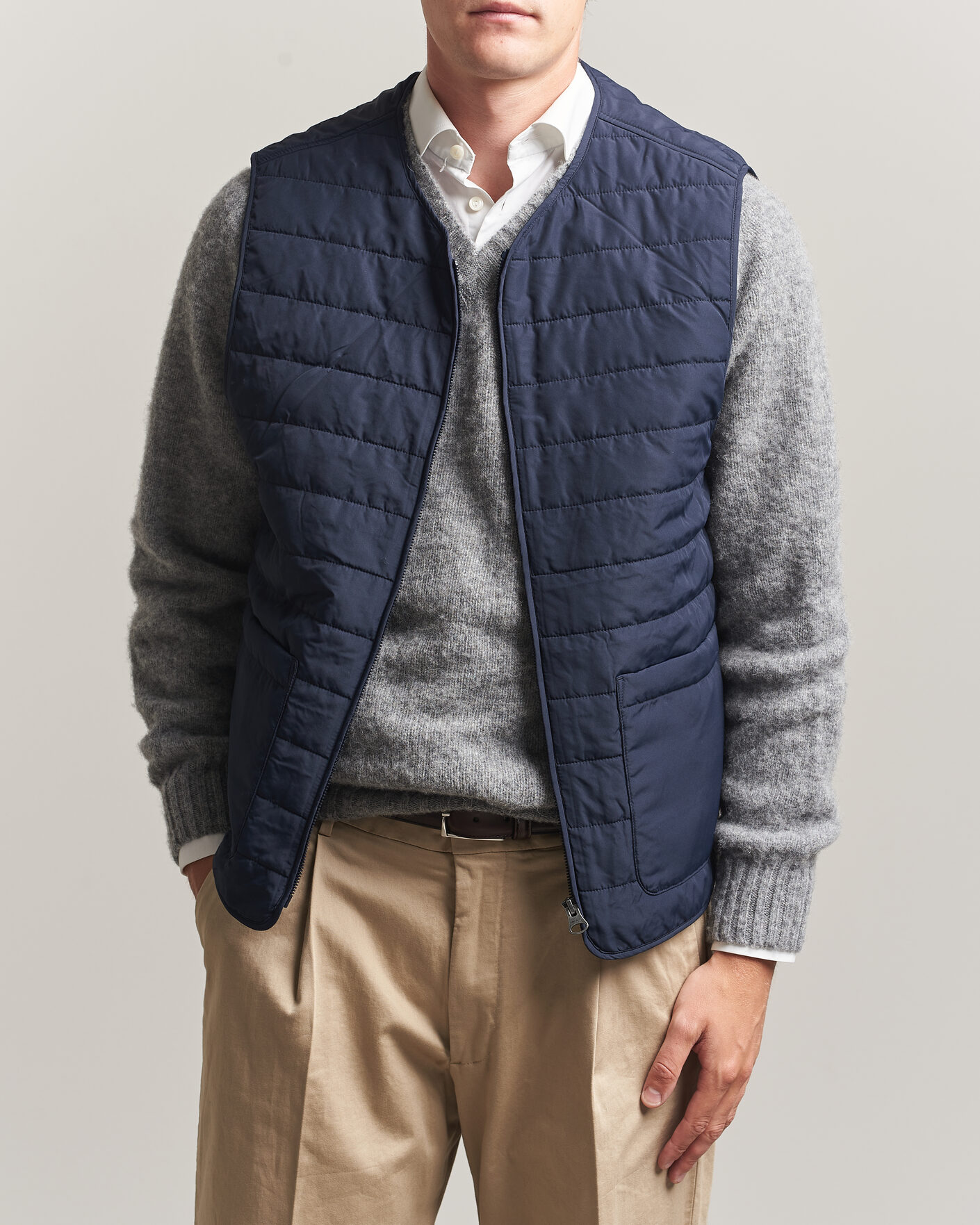 Herre | Jakker | Gant | Double Jacket Evening Blue