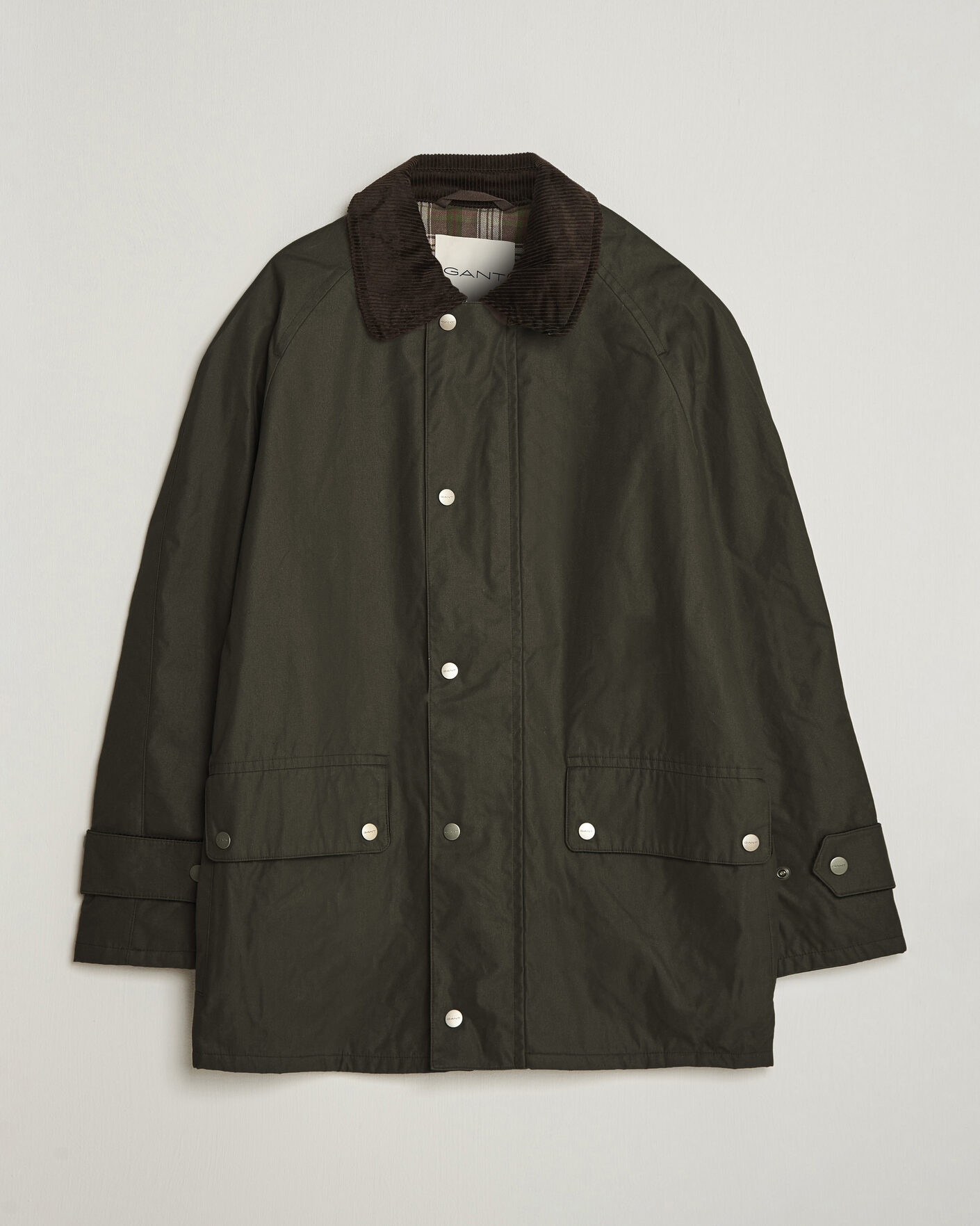 Herre | Jakker | Gant | Waxed Barn Jacket Black Brown