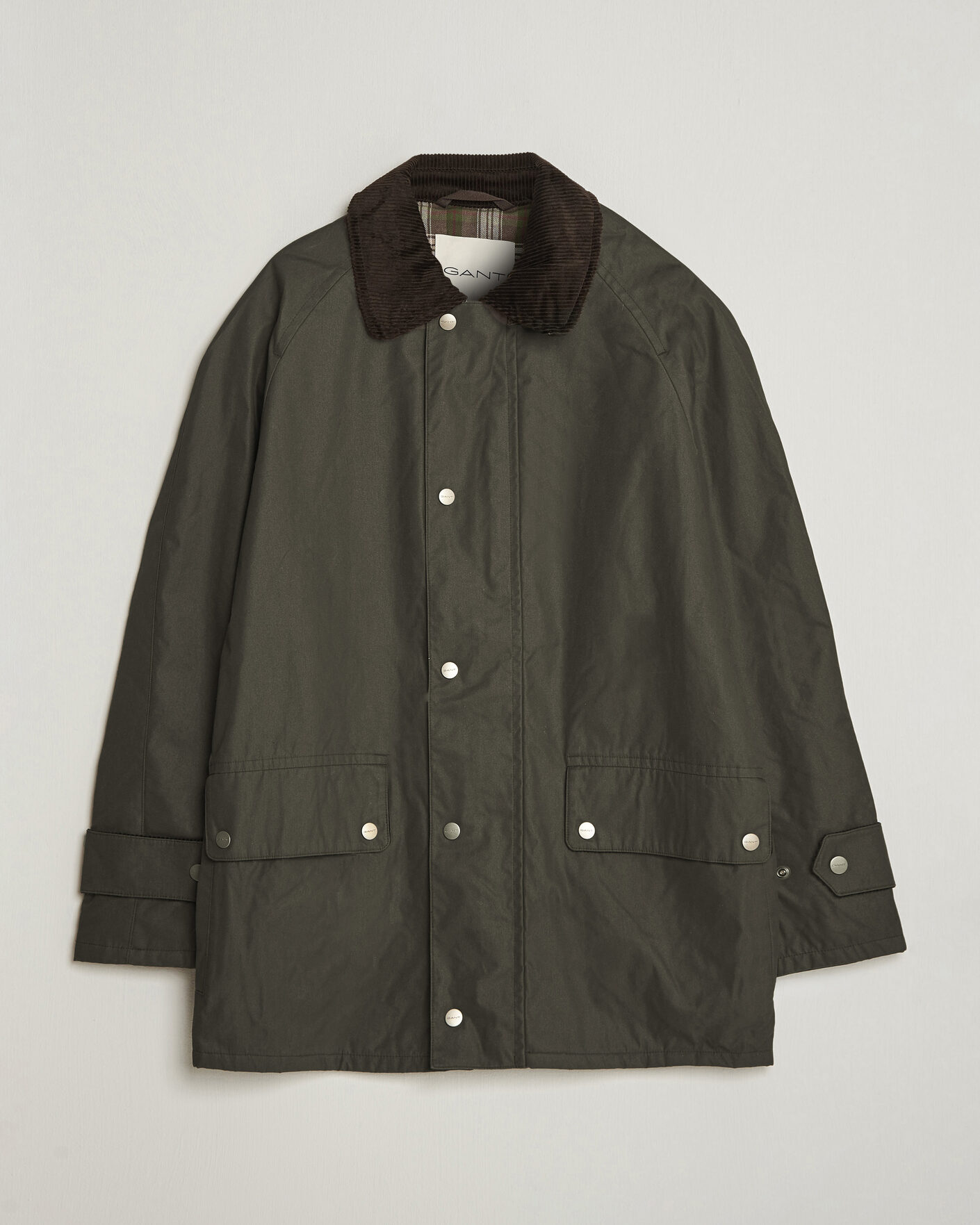 Herre | Jakker | Gant | Waxed Barn Jacket Black Brown
