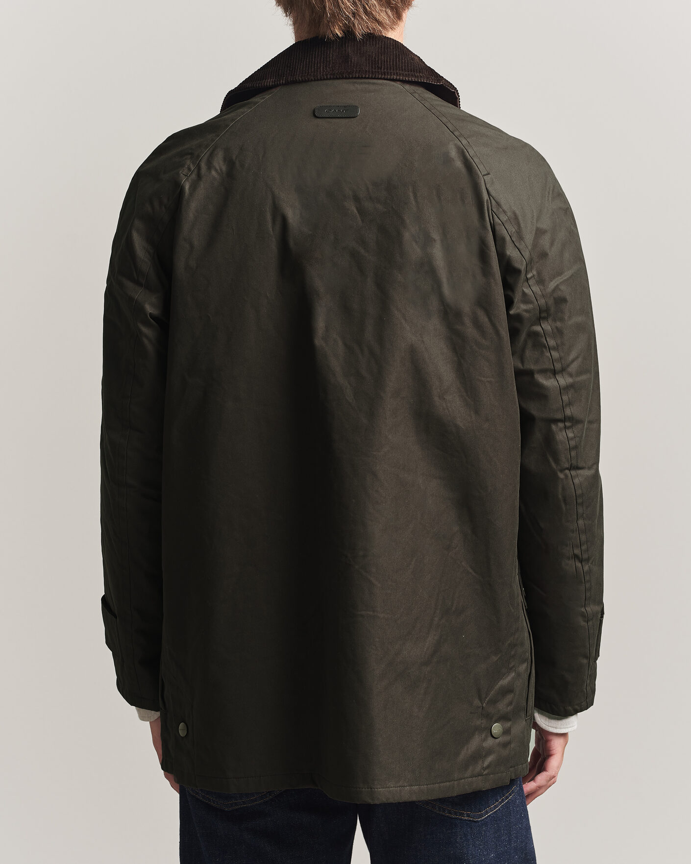 Herre | Jakker | Gant | Waxed Barn Jacket Black Brown