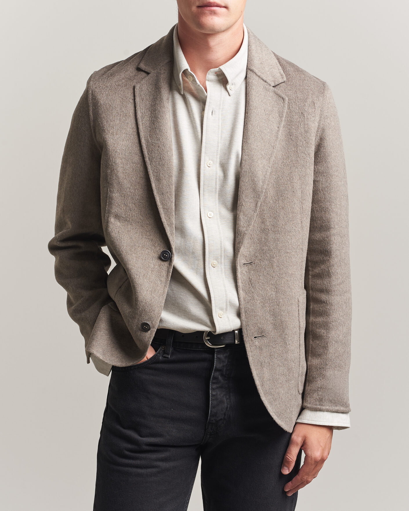 Herre | Blazere & jakker | Gant | Handstitched Unlined Blazer Mist Taupe