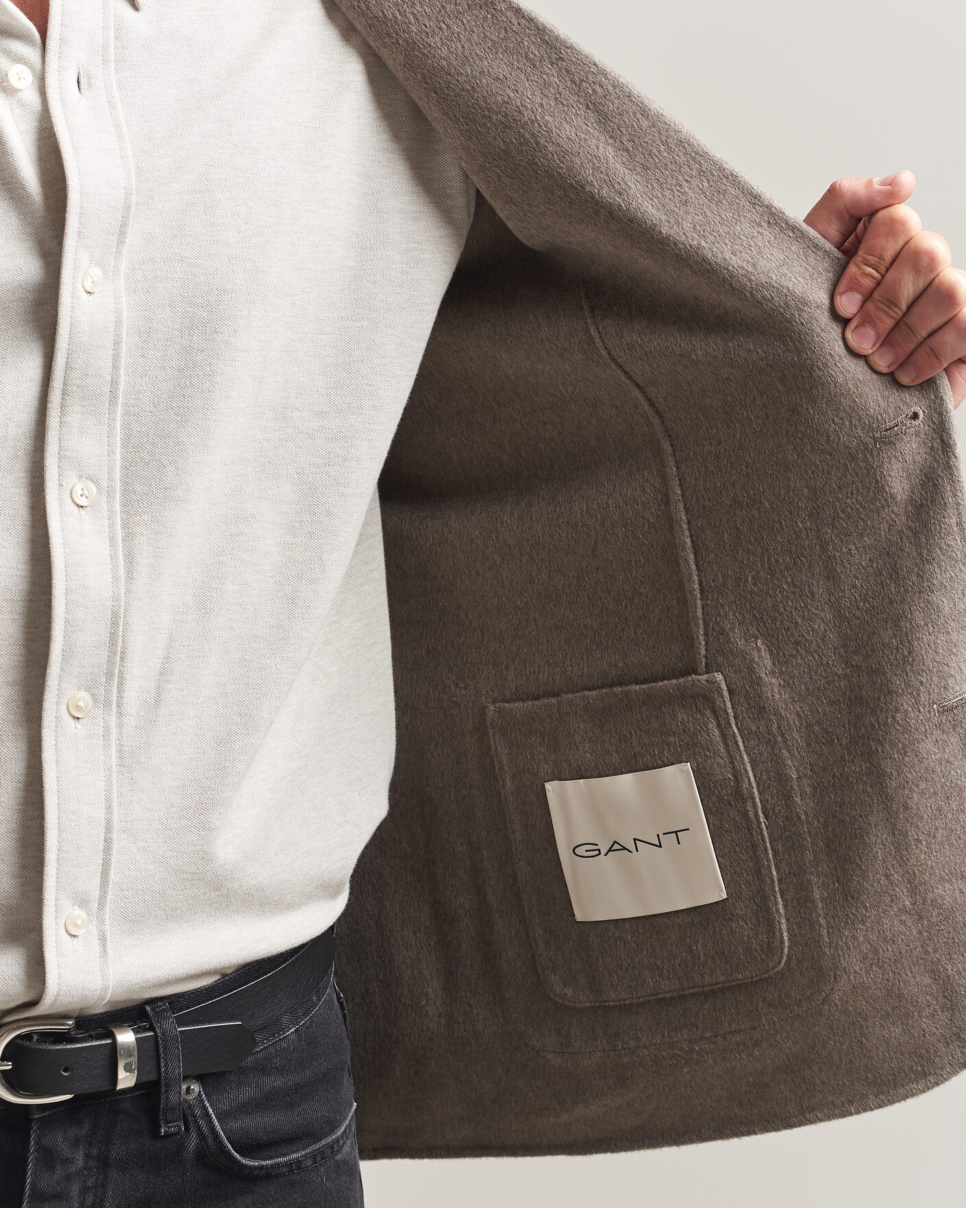 Herre | Blazere & jakker | Gant | Handstitched Unlined Blazer Mist Taupe