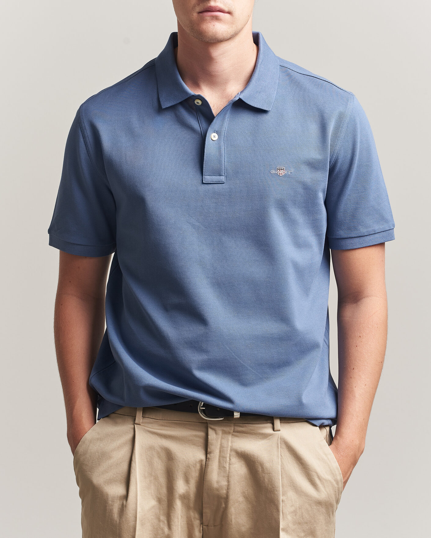 Herre | Polotrøjer | Gant | The Original Polo Blue Horizon