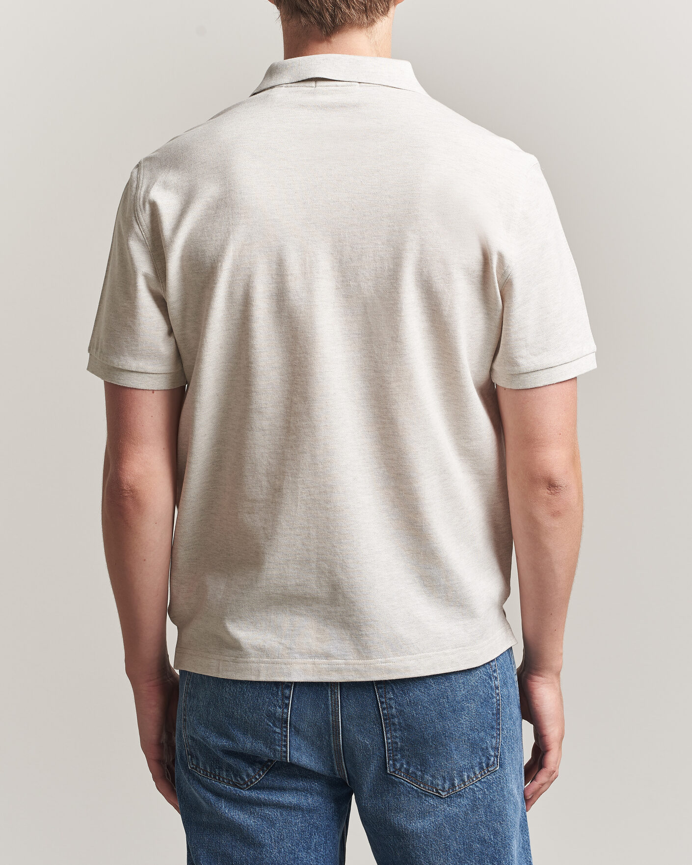 Herre | Polotrøjer | Gant | The Original Polo Glacier Melange