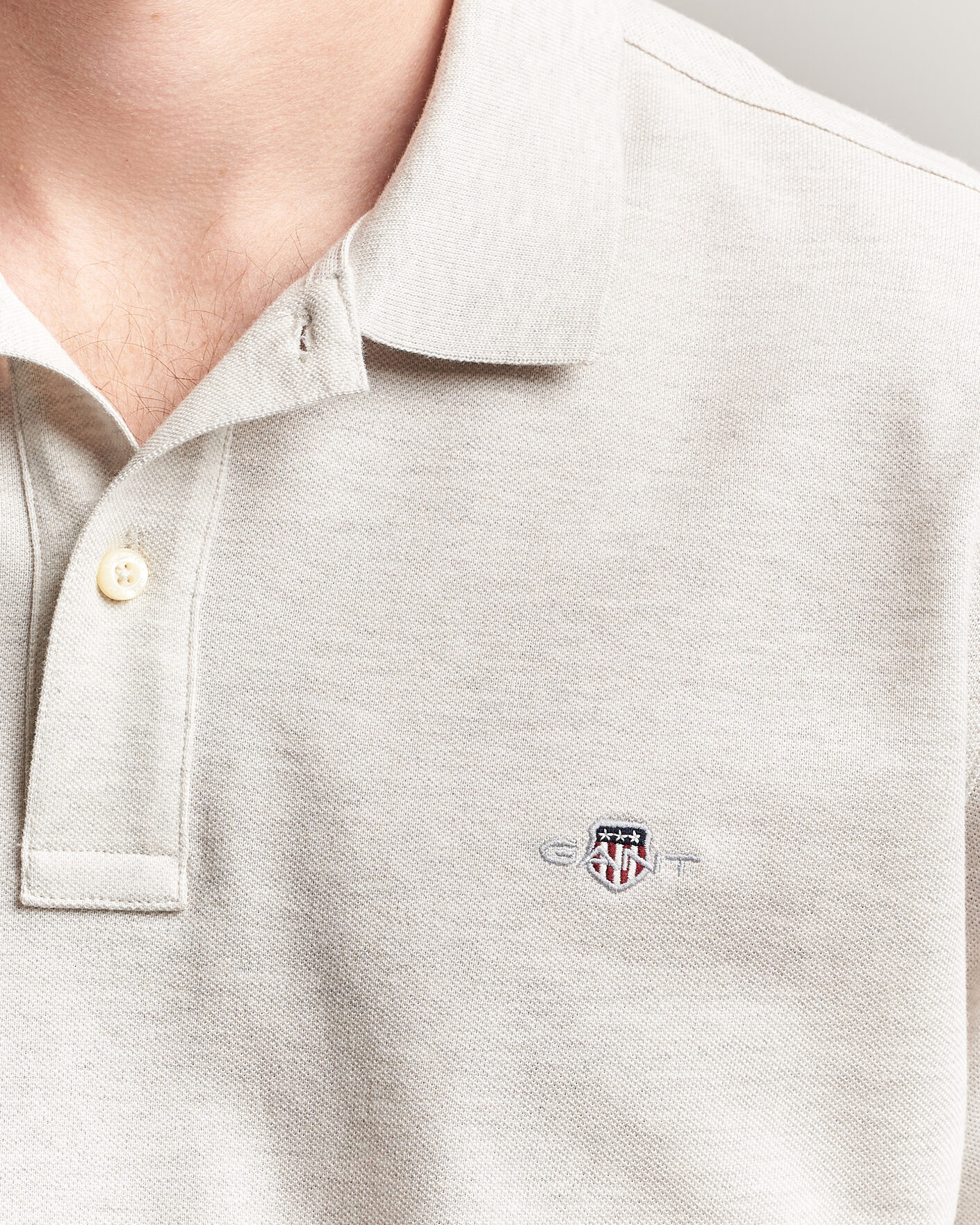 Herre | Polotrøjer | Gant | The Original Polo Glacier Melange