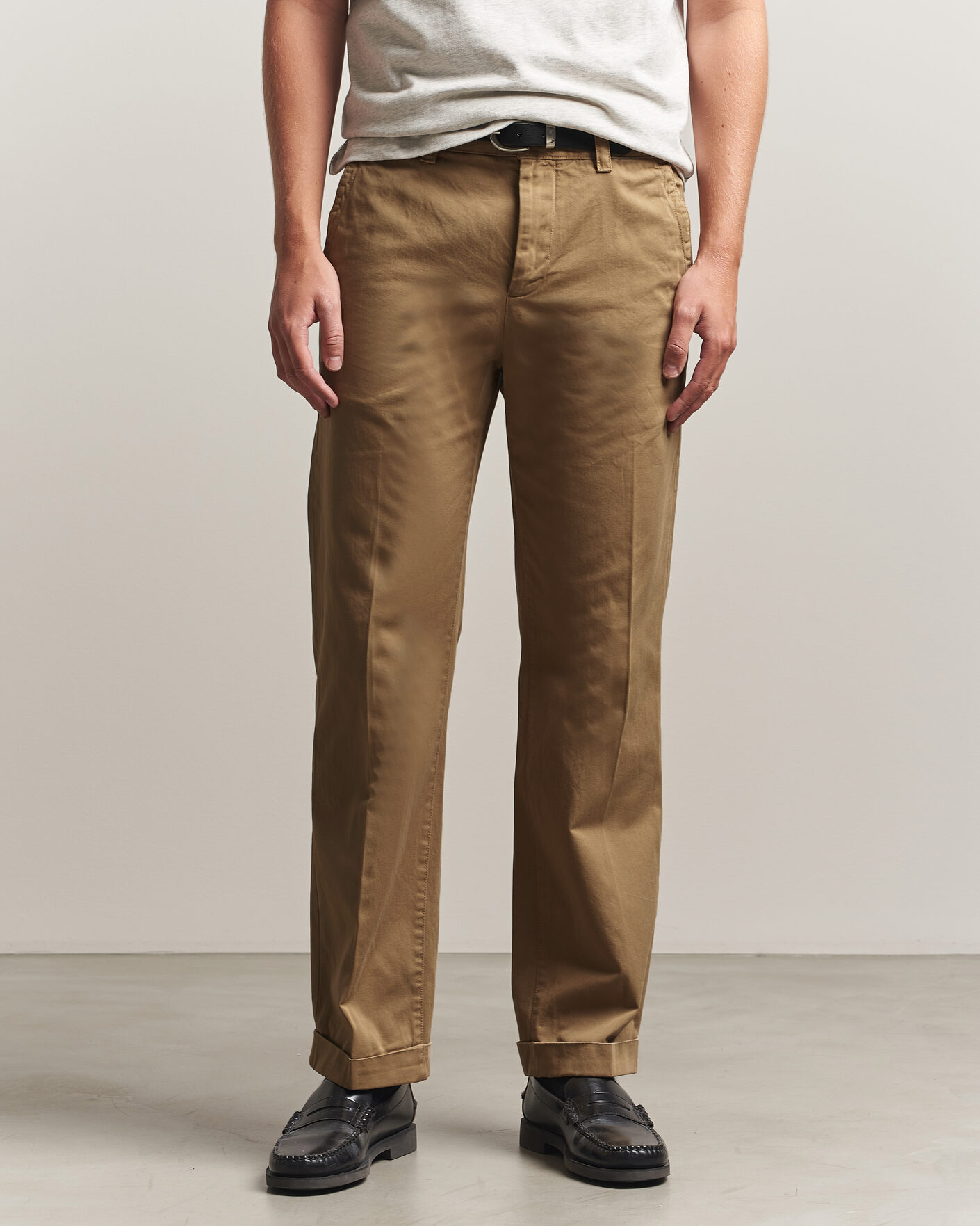 Herre | Bukser | Gant | YALE Cotton Twill Chinos Darkened Beige