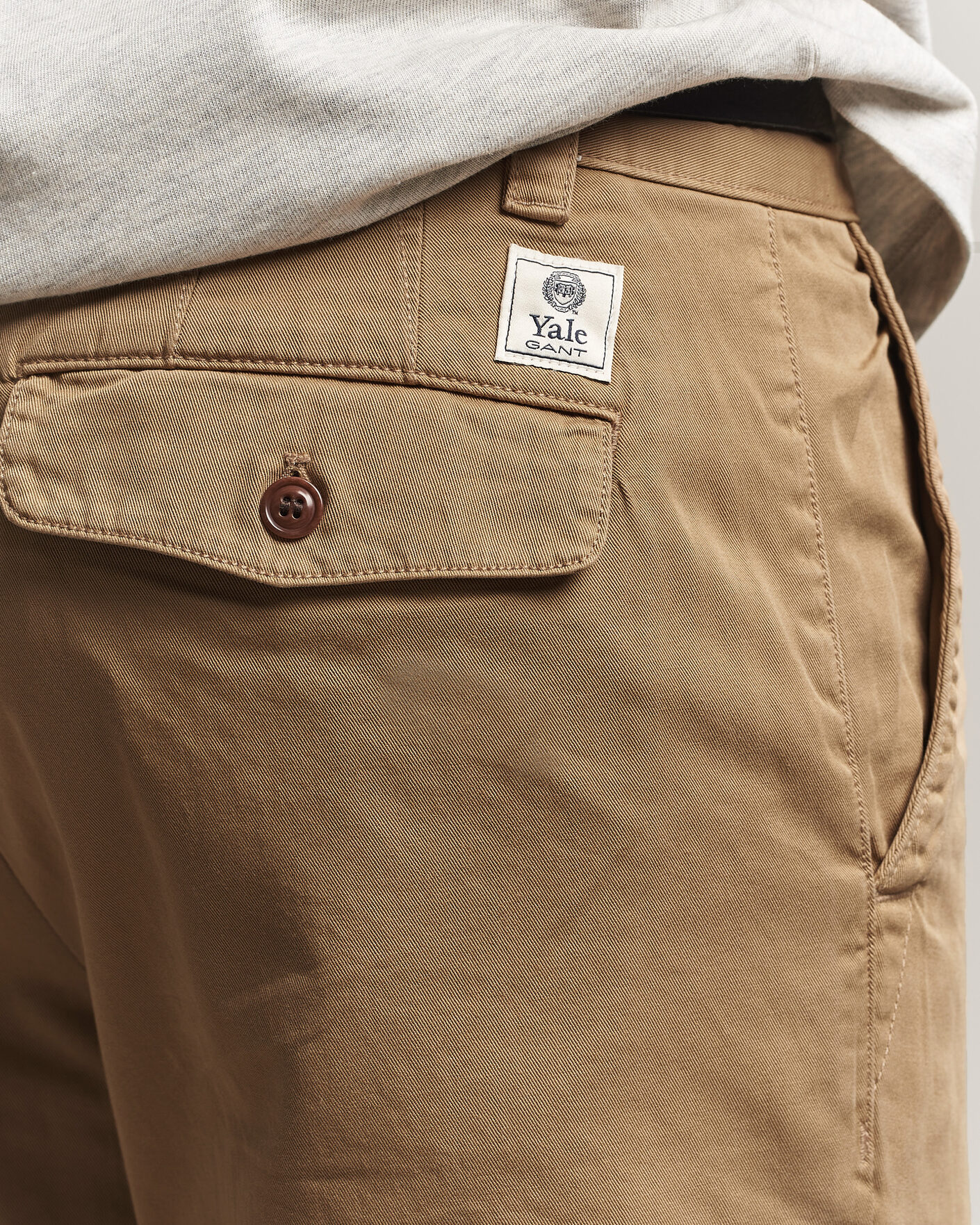 Herre | Bukser | Gant | YALE Cotton Twill Chinos Darkened Beige