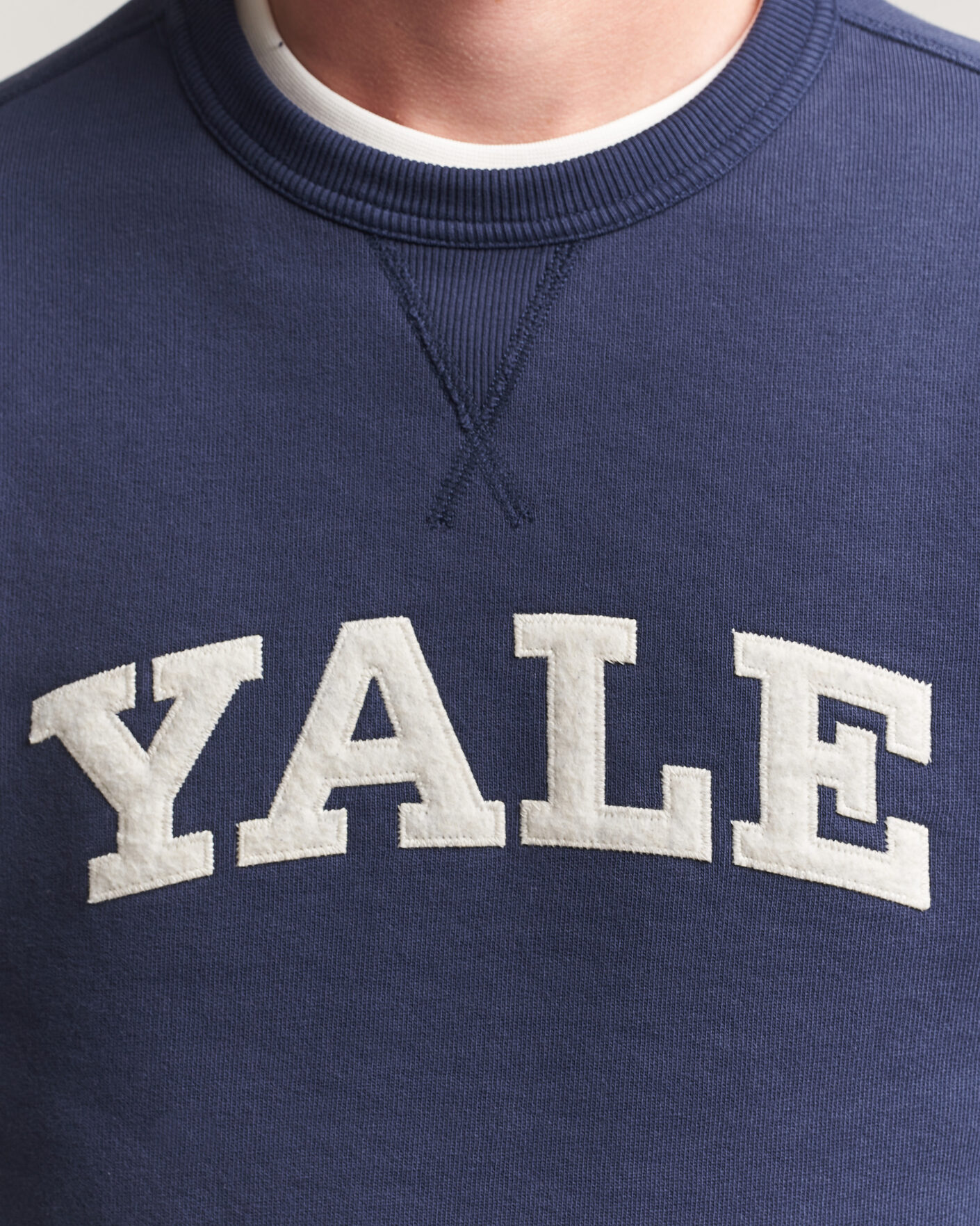 Herre | Trøjer | Gant | YALE Crew Neck Sweatshirt Marine