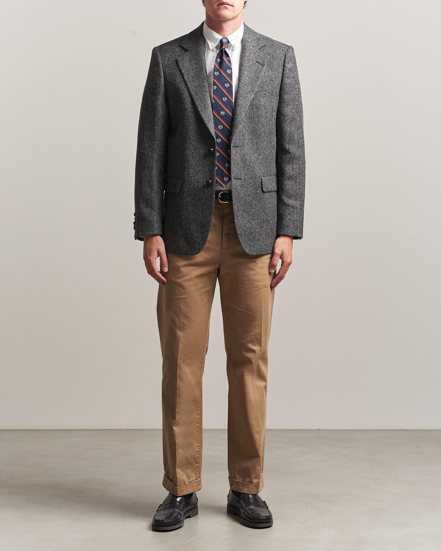 Herre | Blazere & jakker | Gant | YALE Tweed Blazer Black Grey