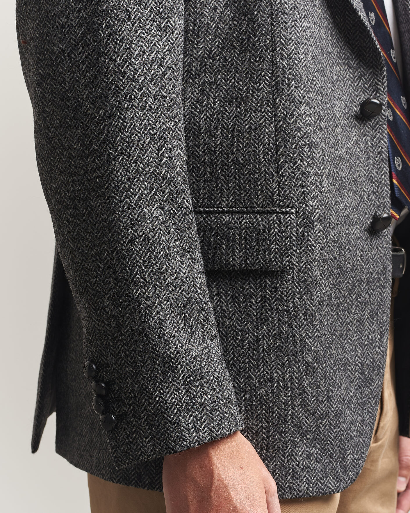 Herre | Blazere & jakker | Gant | YALE Tweed Blazer Black Grey