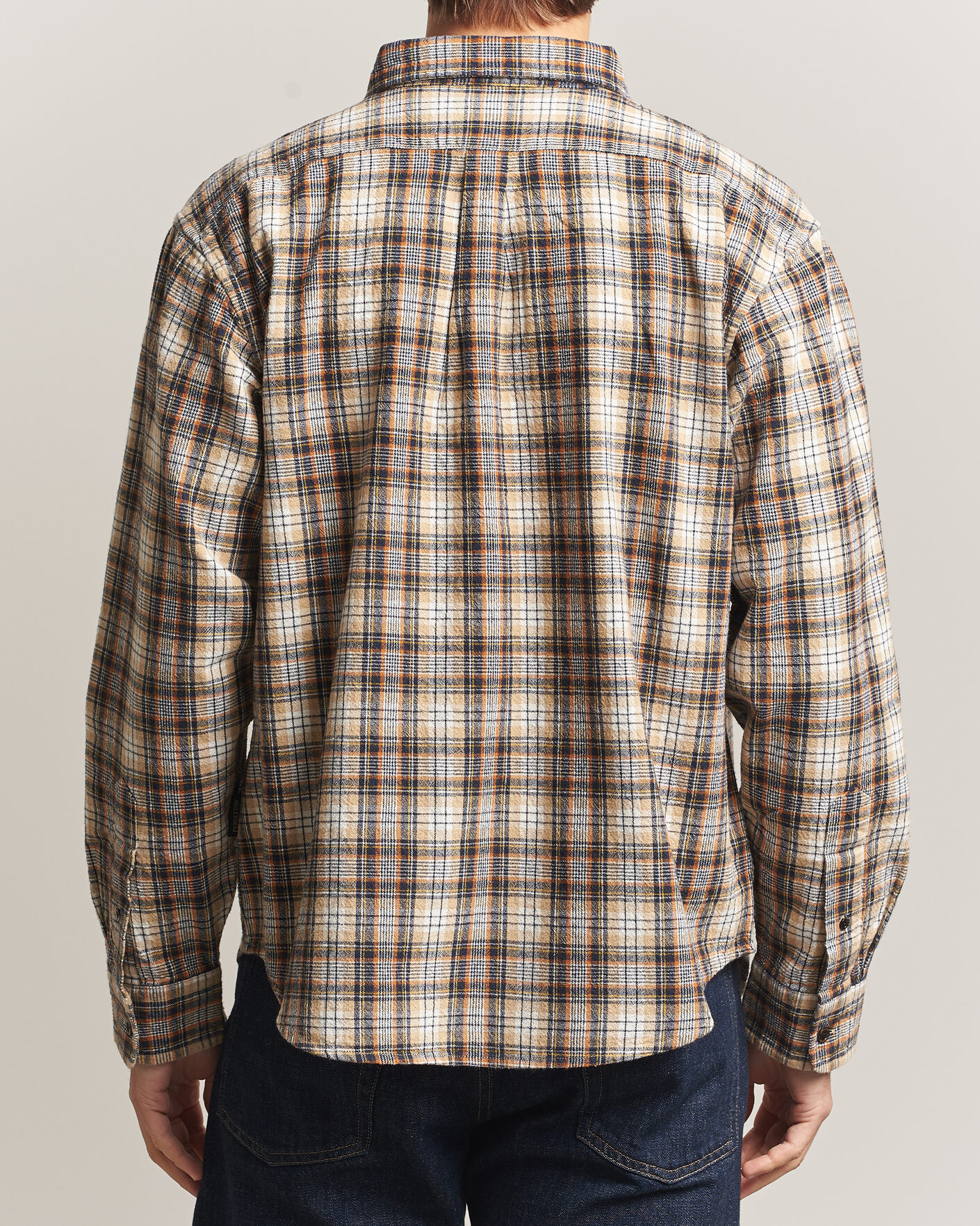 Herre | Skjorter | Pendleton | Flannel Button Down Shirt Brown Check