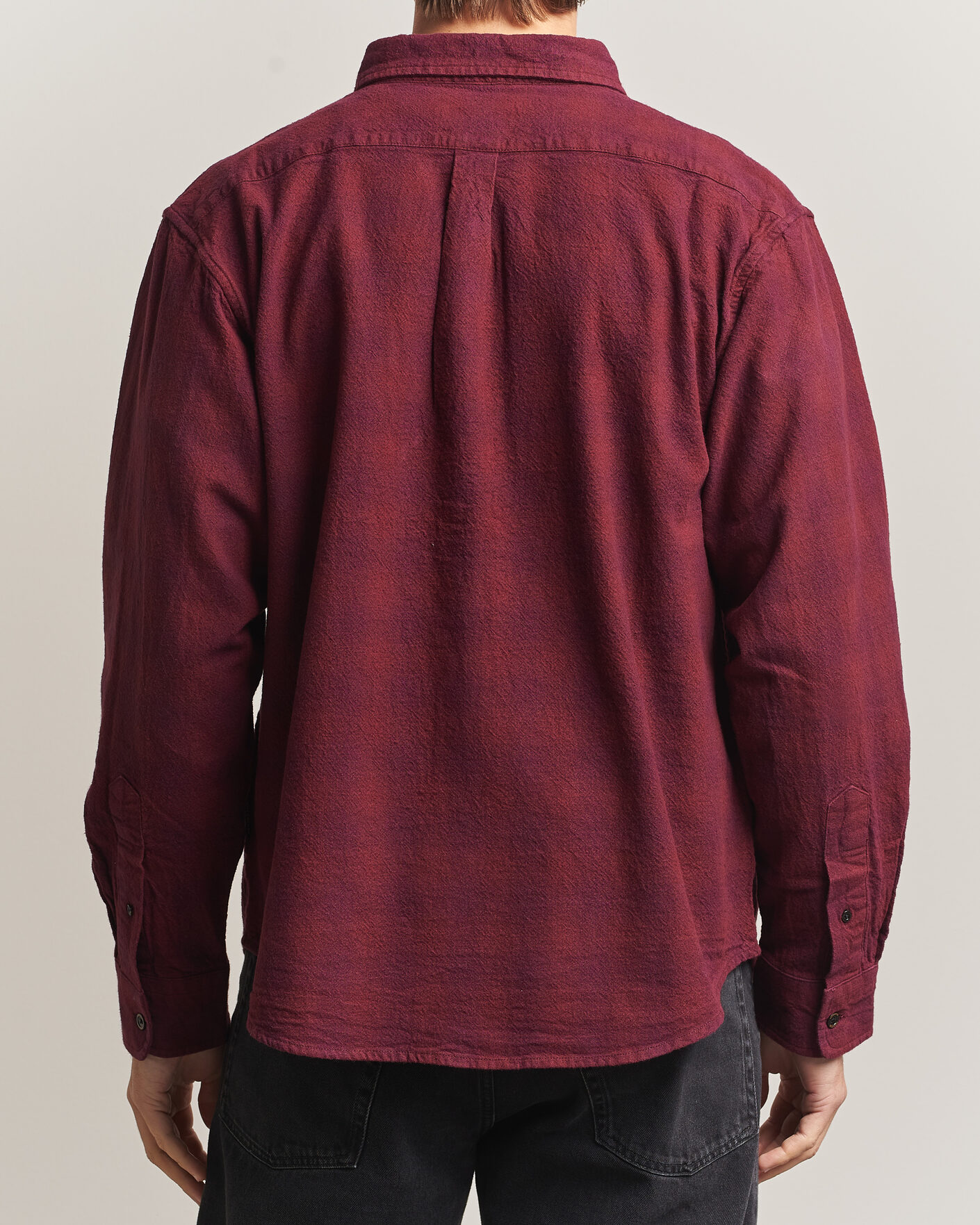 Herre | Skjorter | Pendleton | Flannel Button Down Shirt Maroon Plaid