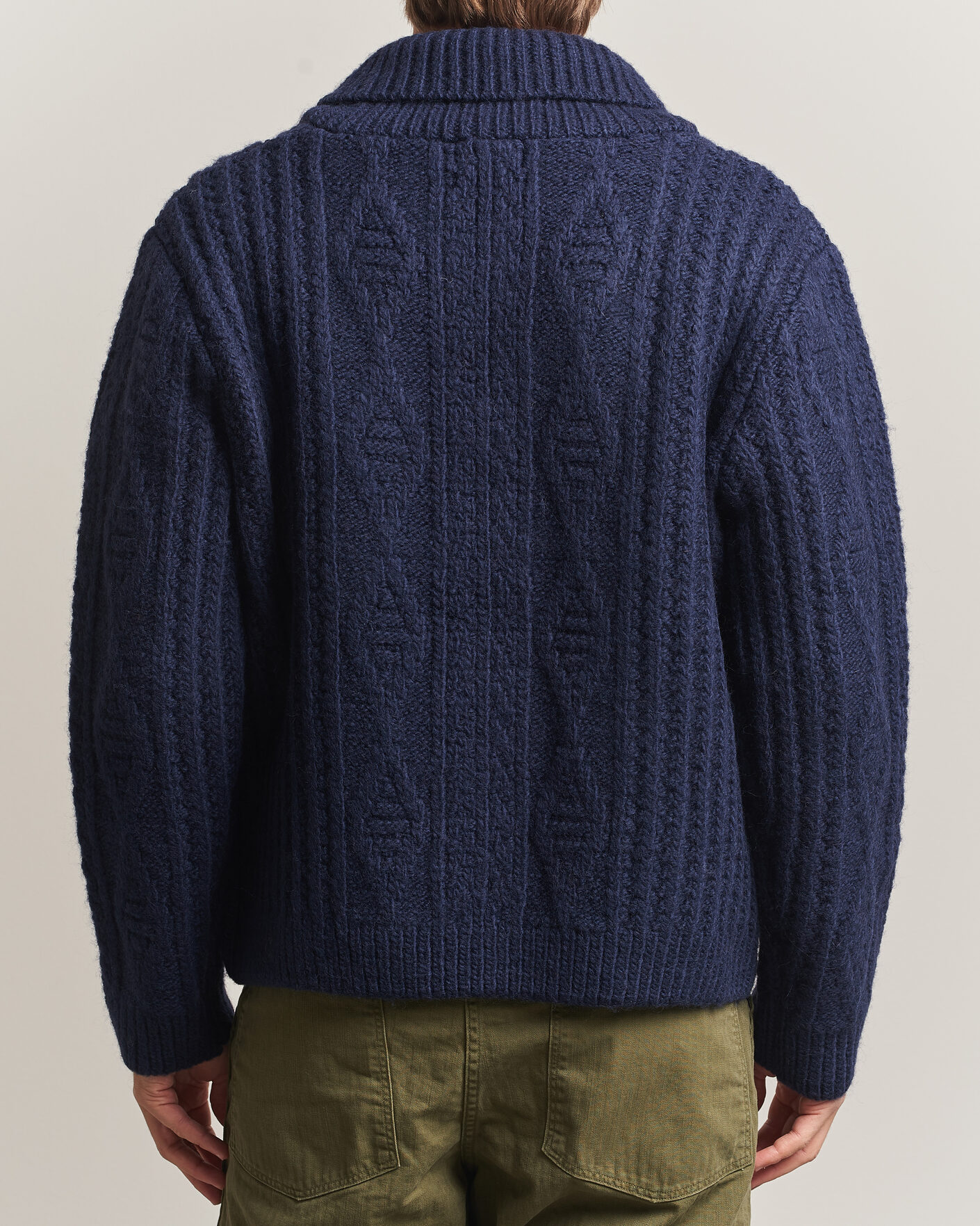Herre | Trøjer | Pendleton | Hoop Zip Cardigan Navy