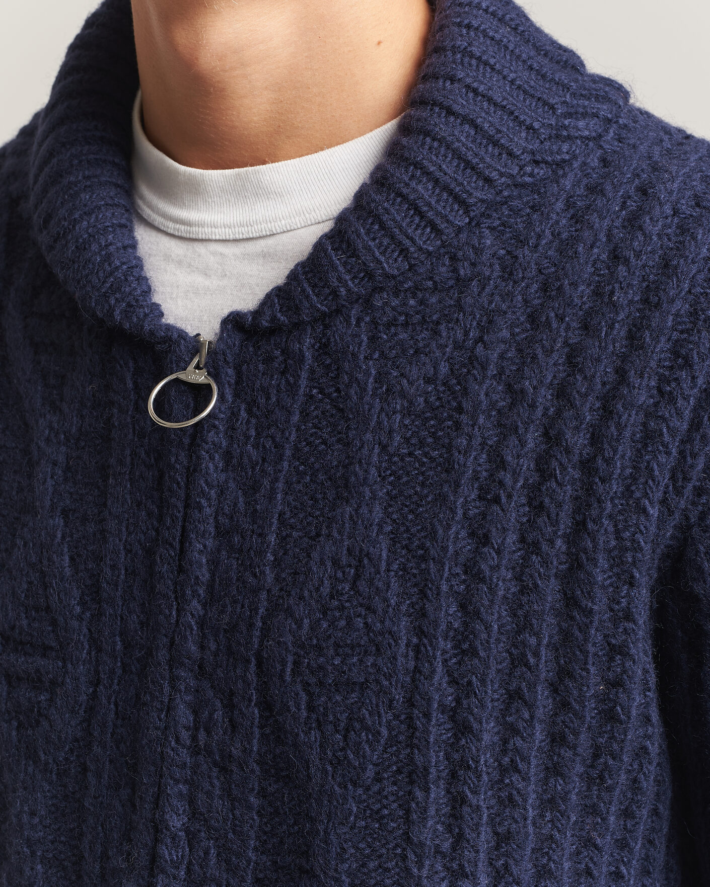 Herre | Trøjer | Pendleton | Hoop Zip Cardigan Navy