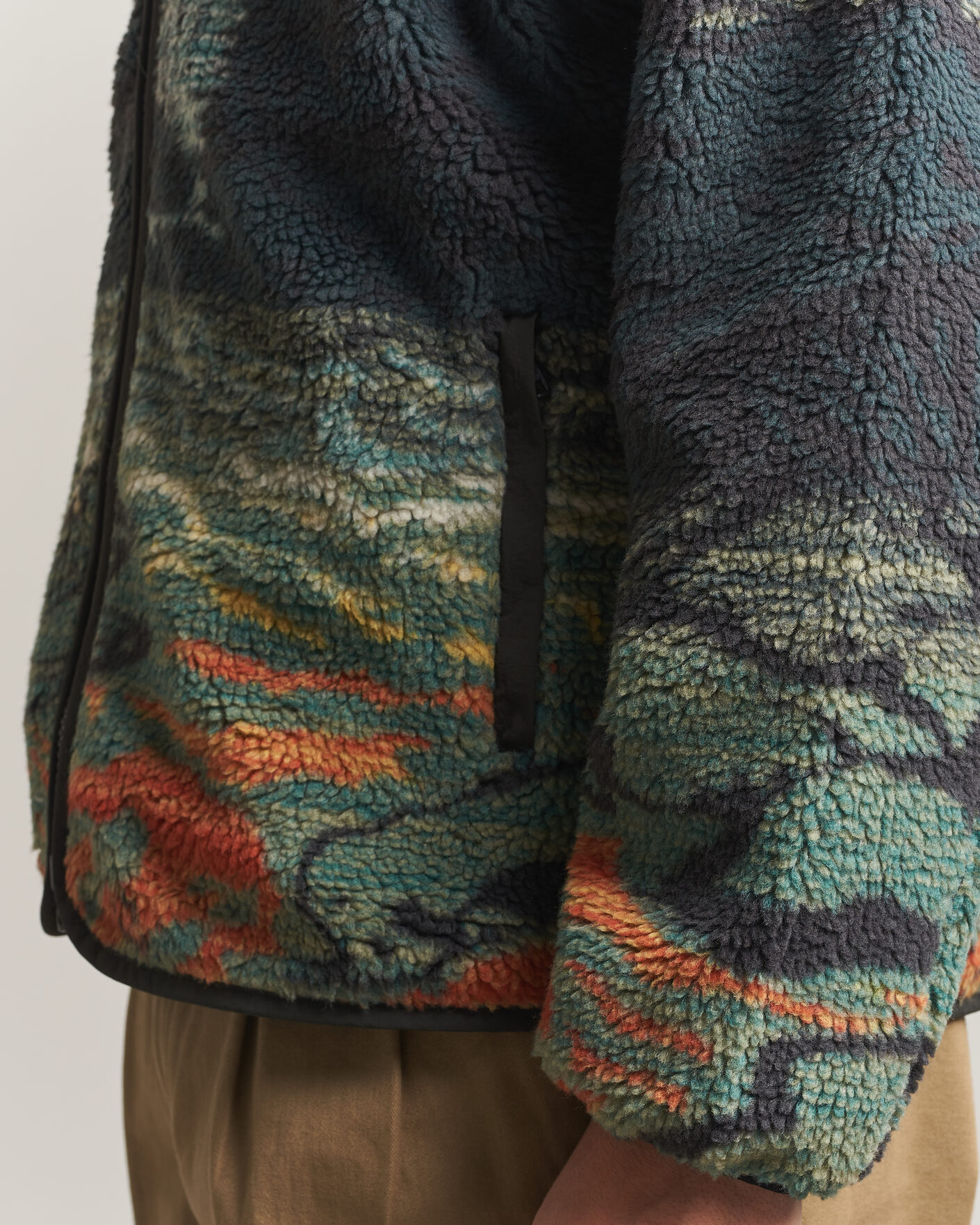 Herre | Trøjer | Pendleton | Jacquard Sherpa Fleece Salmon Falls
