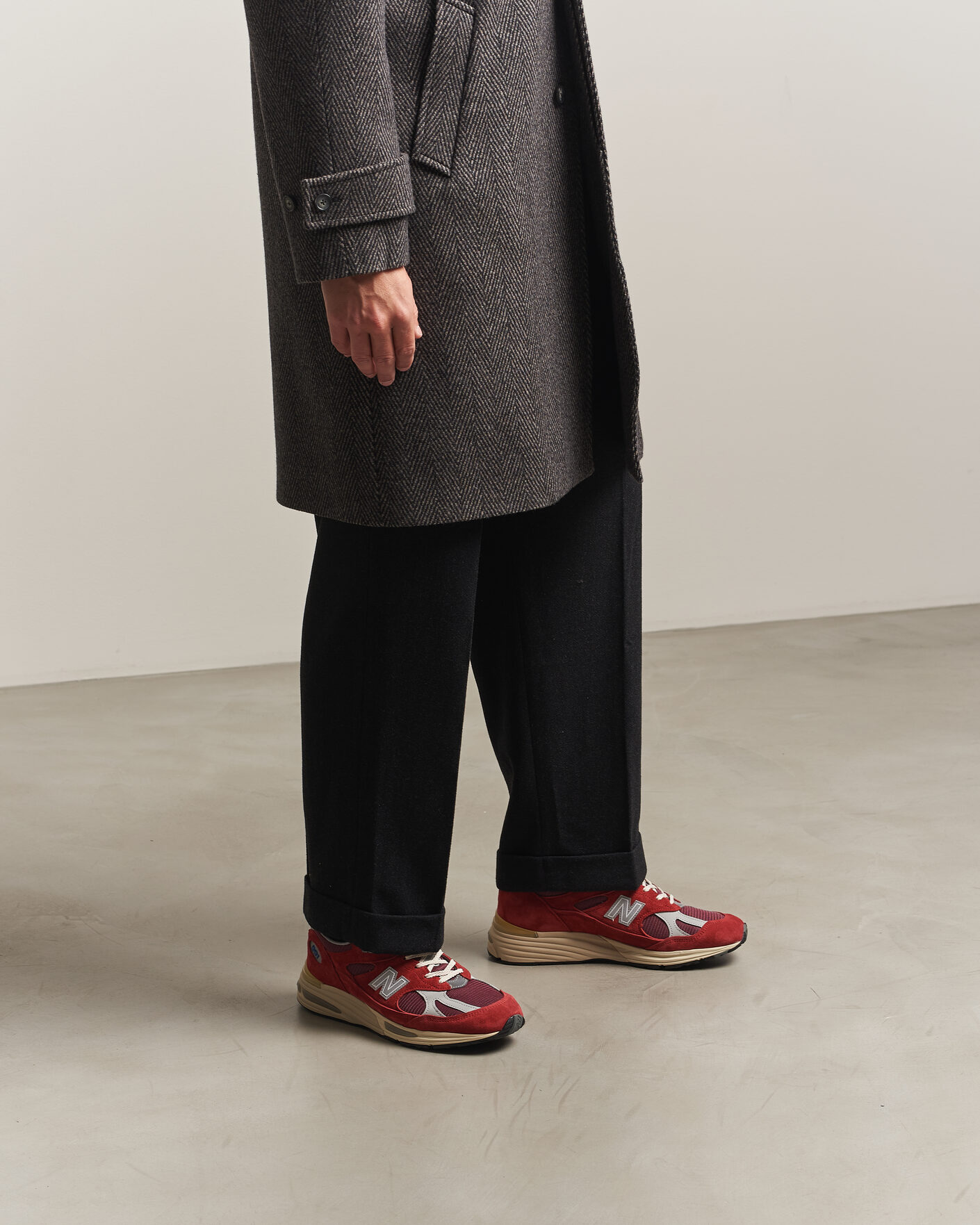 Herre | Sneakers | New Balance Made In US & UK | New Balance Made in Made in UK 991v2 Vintage Sports Karanda Red