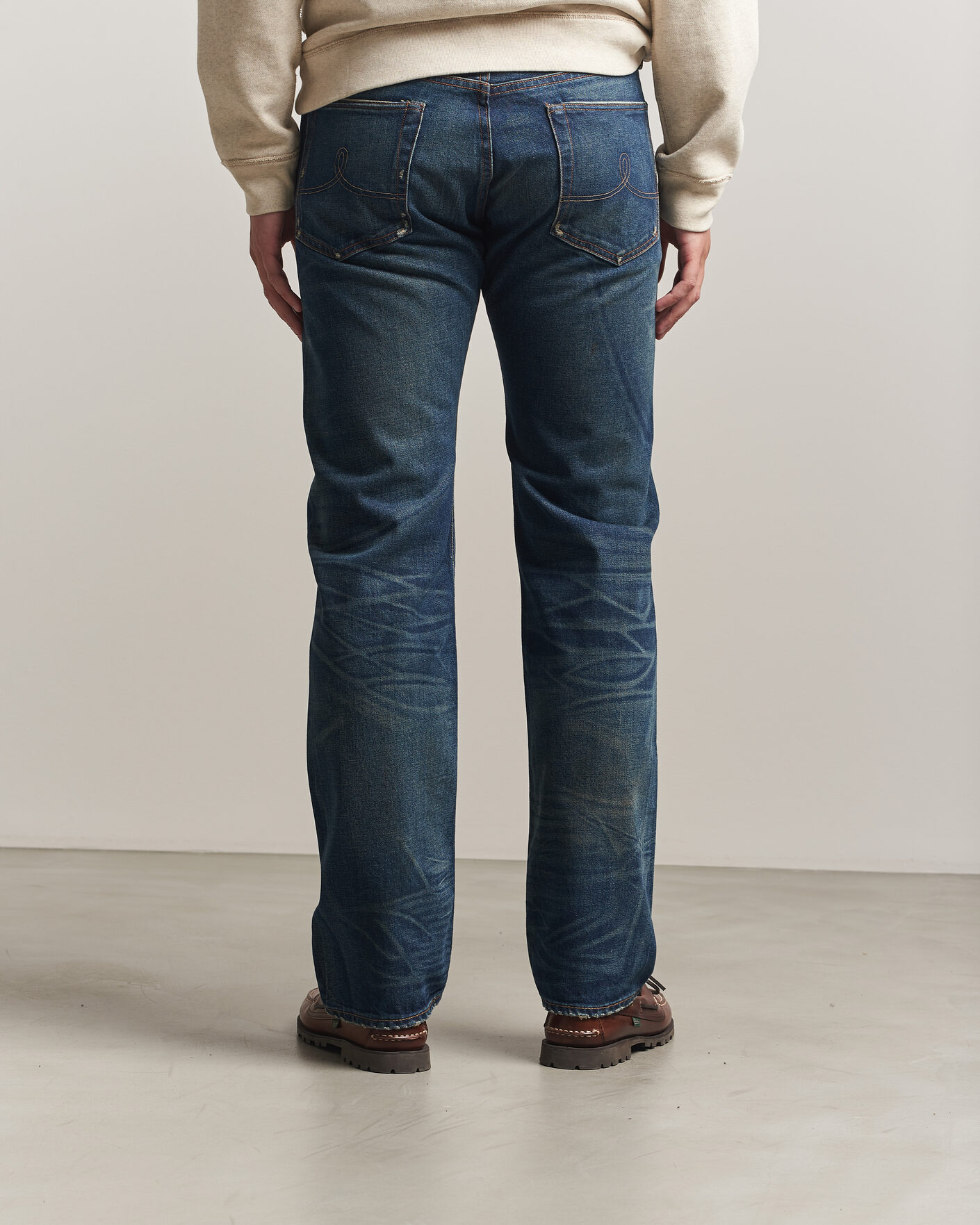 Herre | Jeans | RRL | Straight Leg Selvedge Jeans Hawley Wash