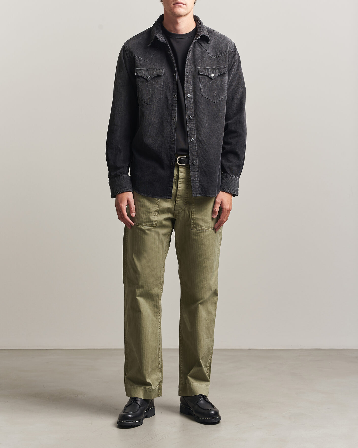 Herre | Skjorter | RRL | Buffalo Western Shirt Black