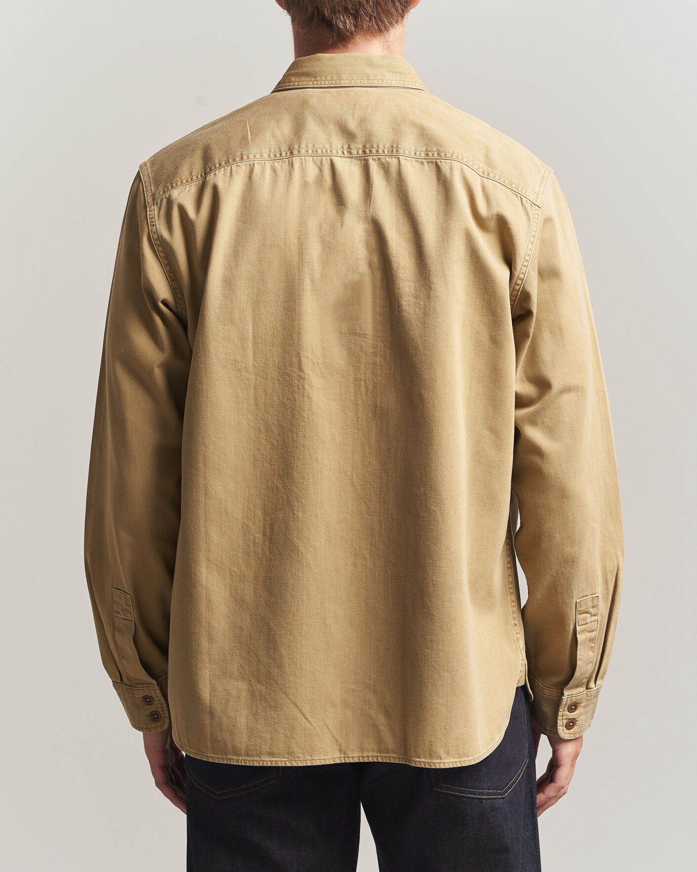 Herre | Skjorter | RRL | Officers Shirt Faded Tan