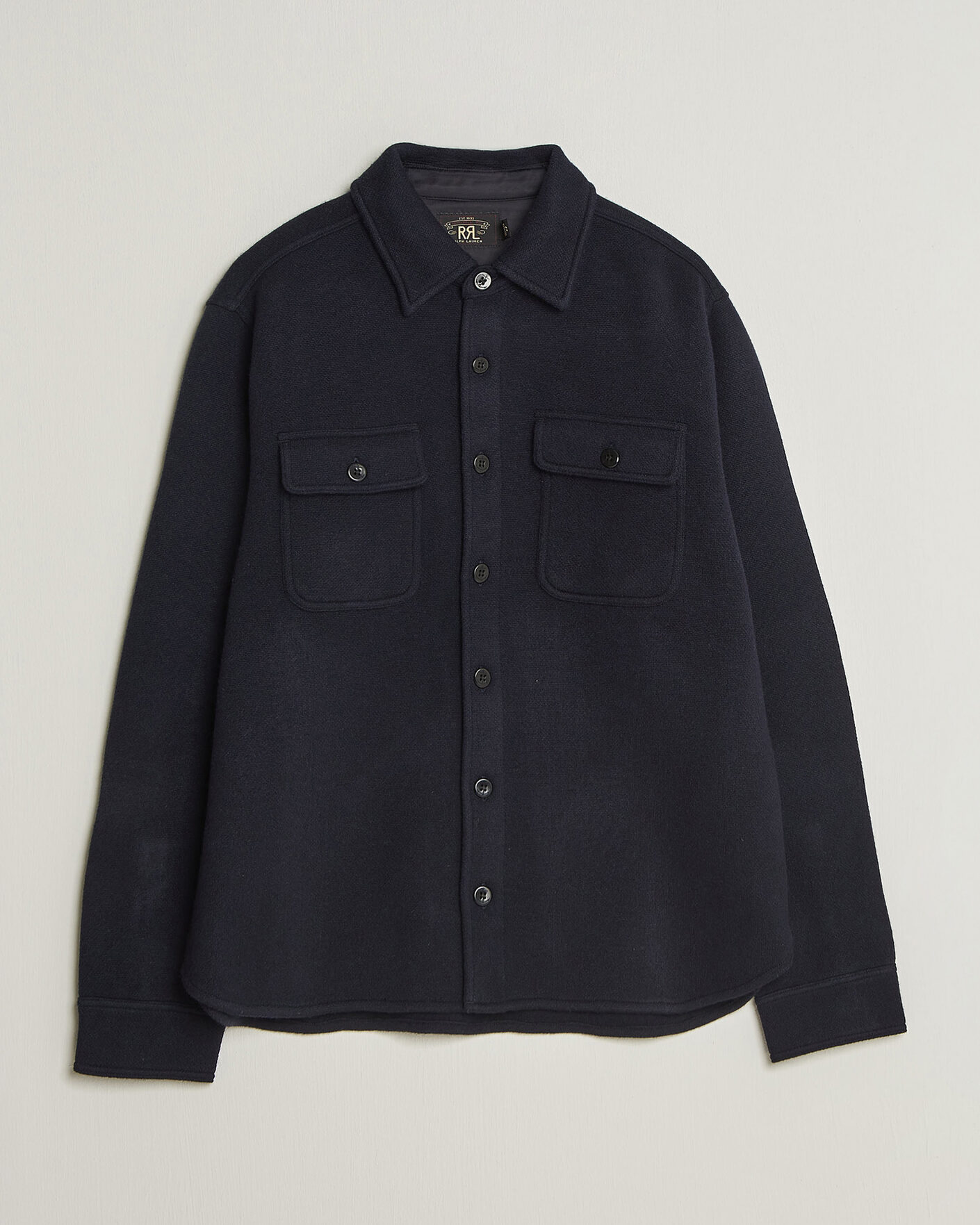 Herre | Skjorter | RRL | CPO Cardigan Shirt Navy