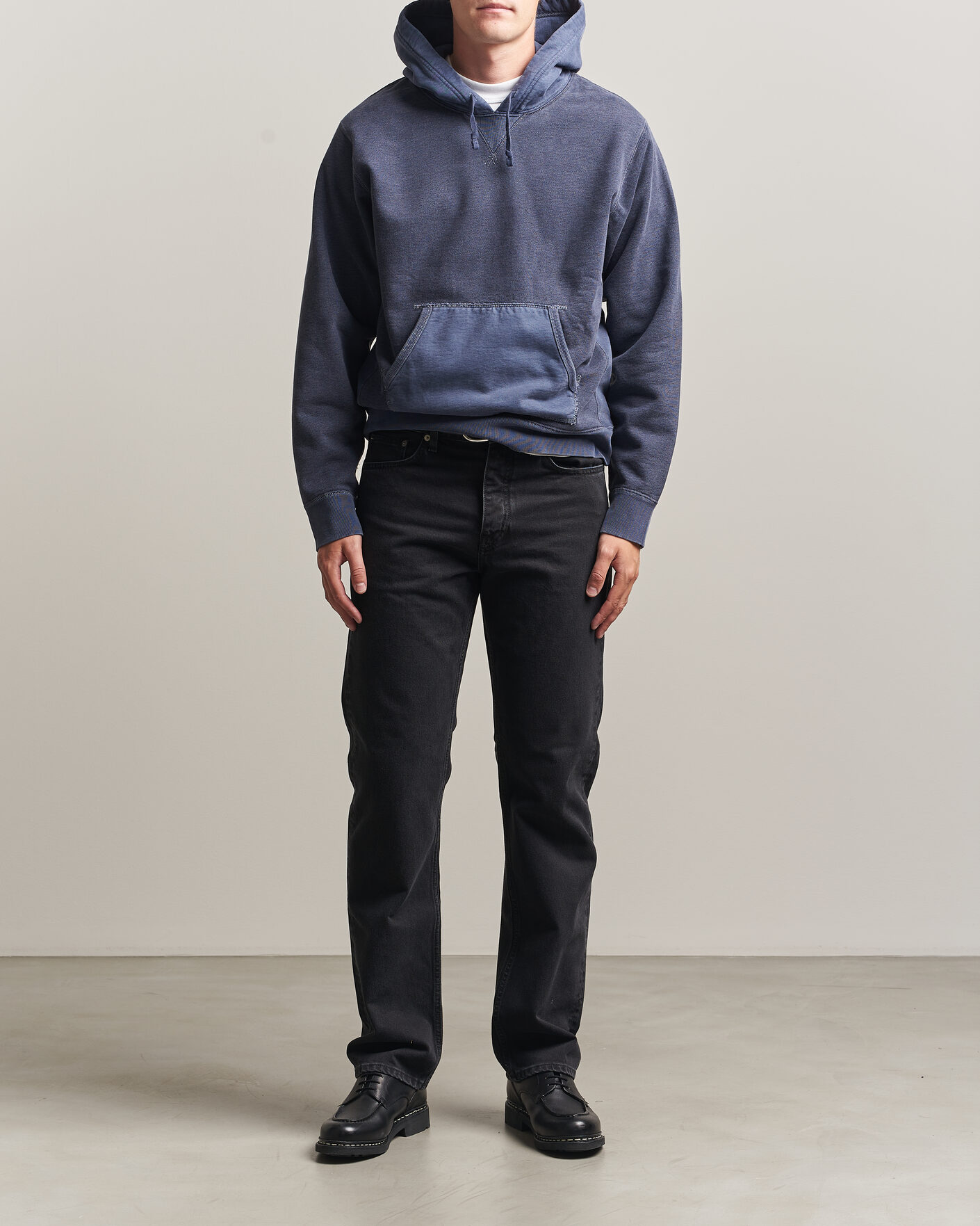 Herre | Trøjer | RRL | Hooded Sweatshirt Navy
