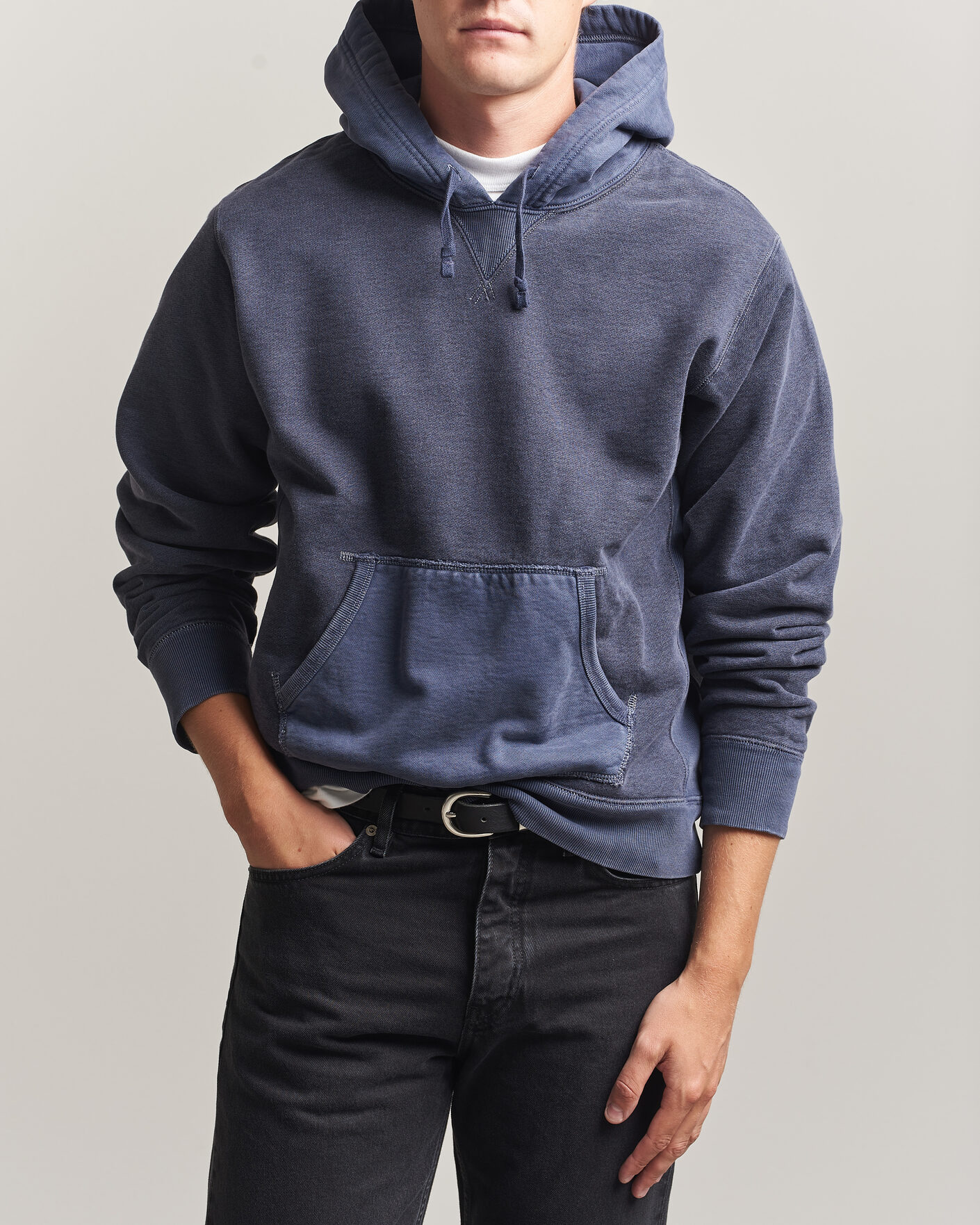 Herre | Trøjer | RRL | Hooded Sweatshirt Navy