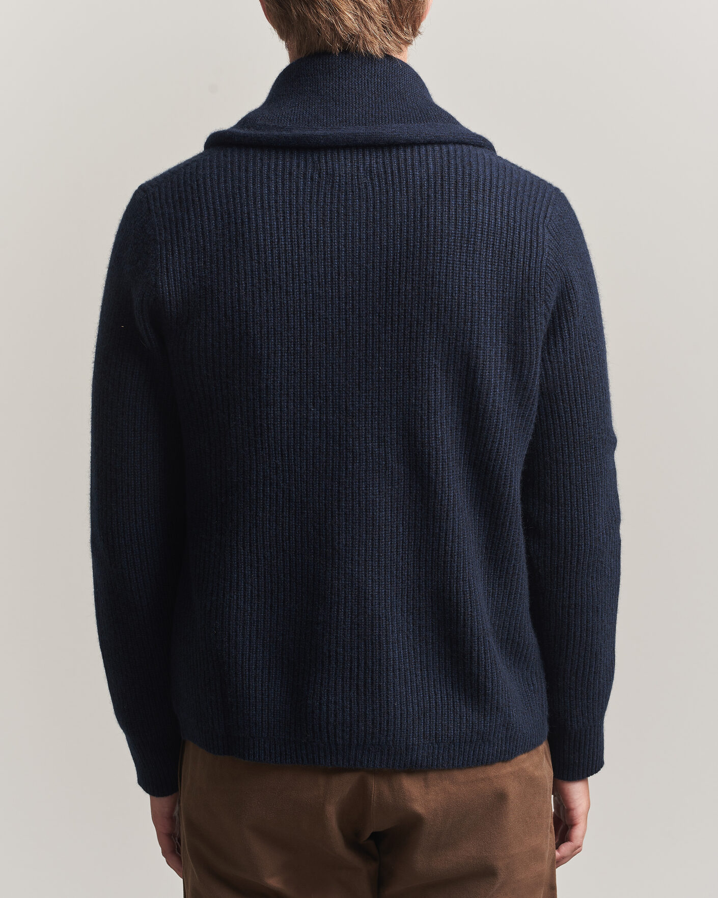 Herre | Trøjer | RRL | Cashmere Shawl Collar Cardigan Navy