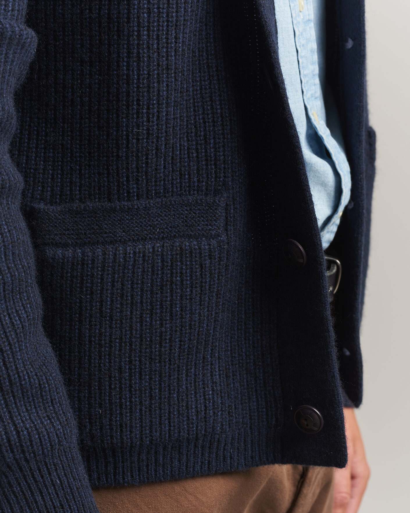 Herre | Trøjer | RRL | Cashmere Shawl Collar Cardigan Navy