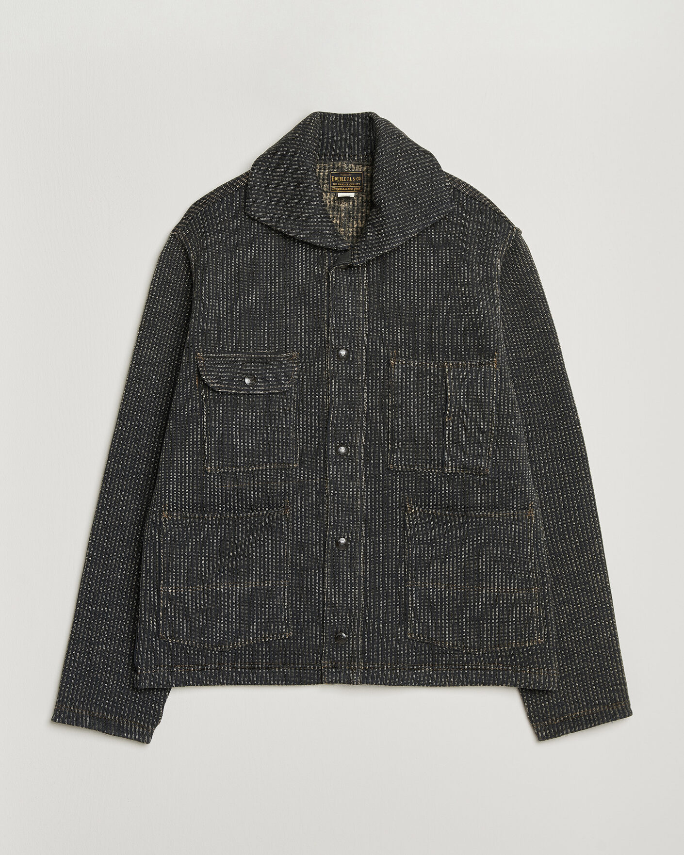 Herre | Trøjer | RRL | Charles Cardigan Jacket Charcoal
