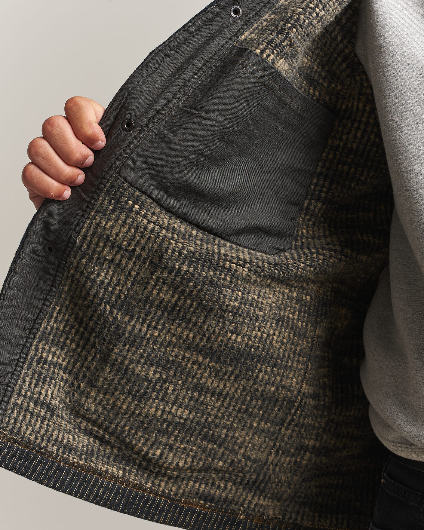 Herre | Trøjer | RRL | Charles Cardigan Jacket Charcoal