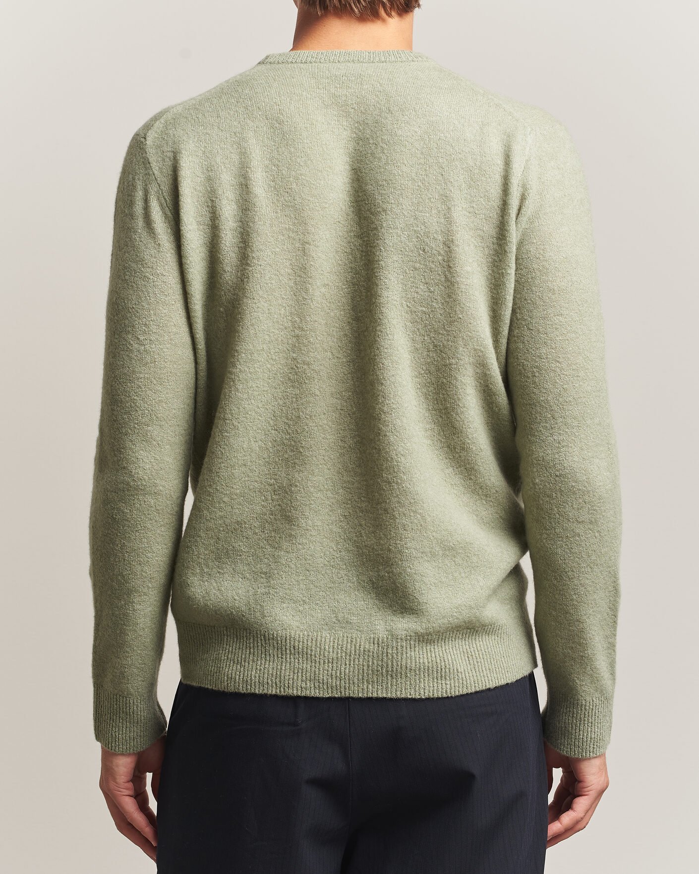 Herre | Trøjer | Altea | Cloud Cashmere Blend Sweater Mint Green