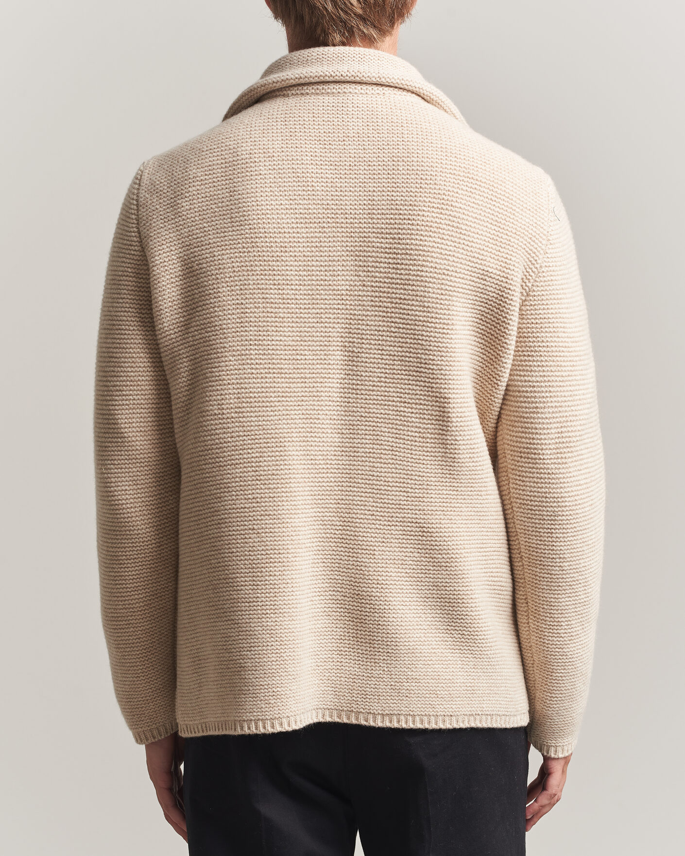 Herre | Trøjer | Altea | Wool Cardigan Jacket Beige