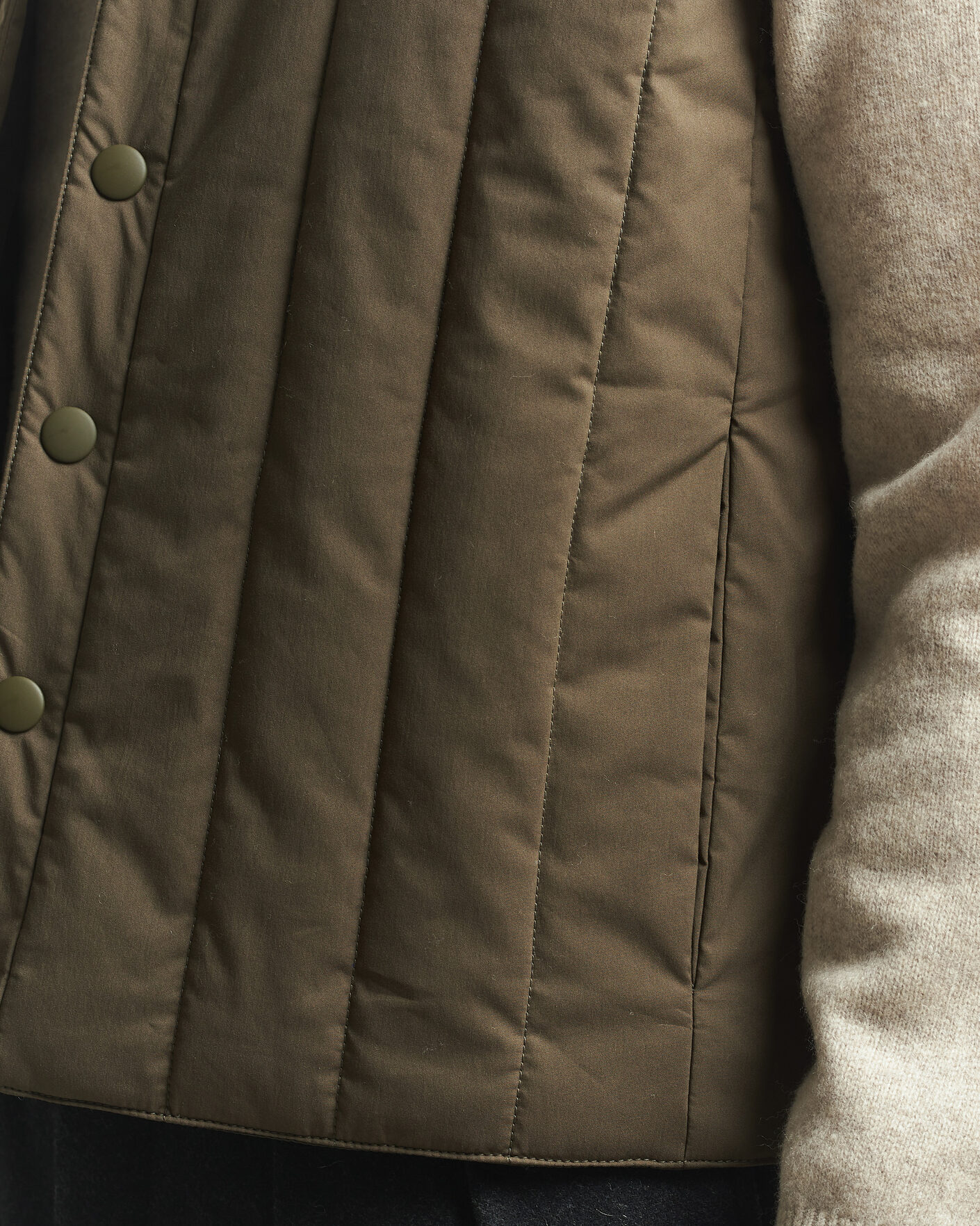 Herre | Veste | Aspesi | Quilted Liner Military