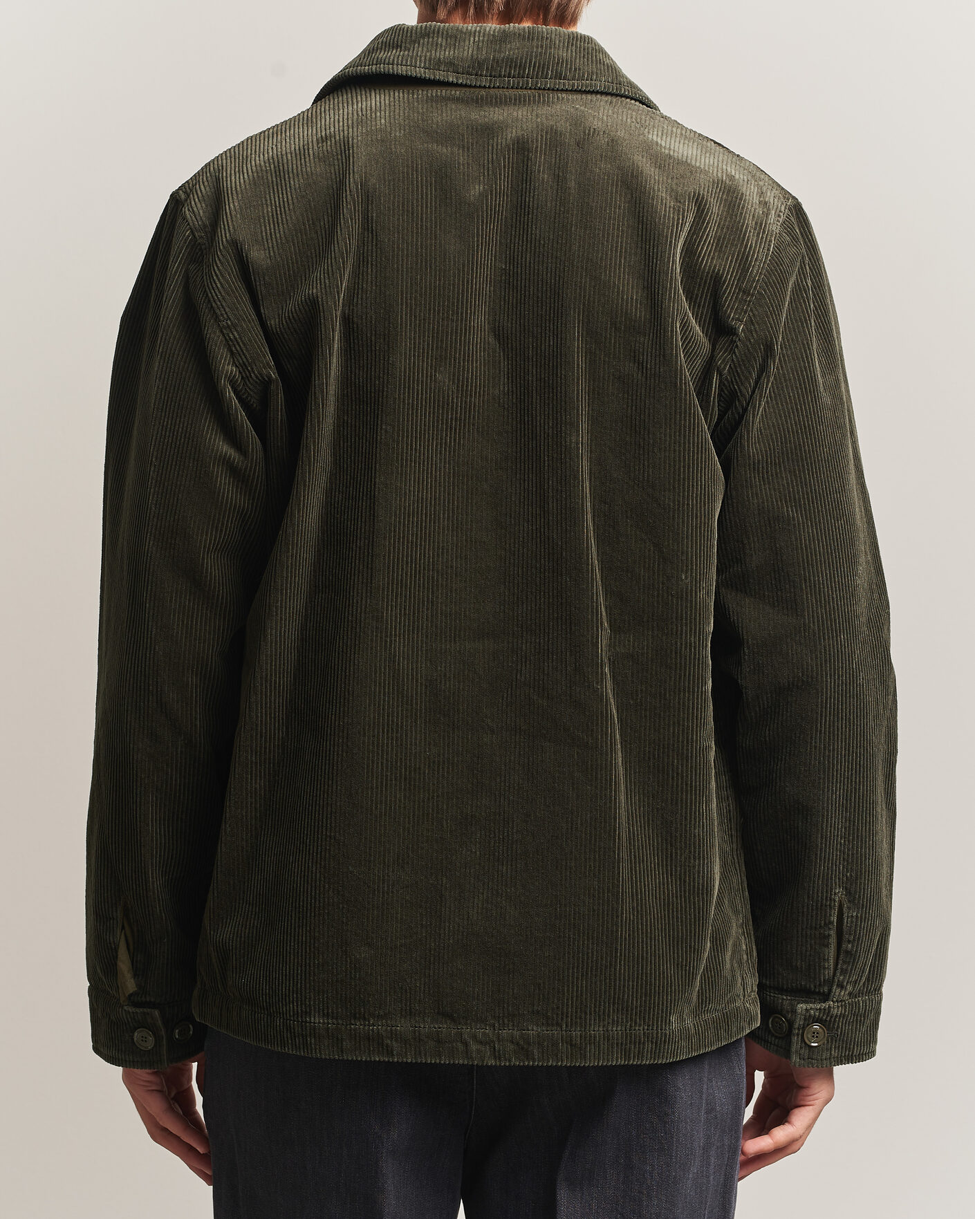 Herre | Jakker | Aspesi | Tigre Corduroy Shirt Jacket Military
