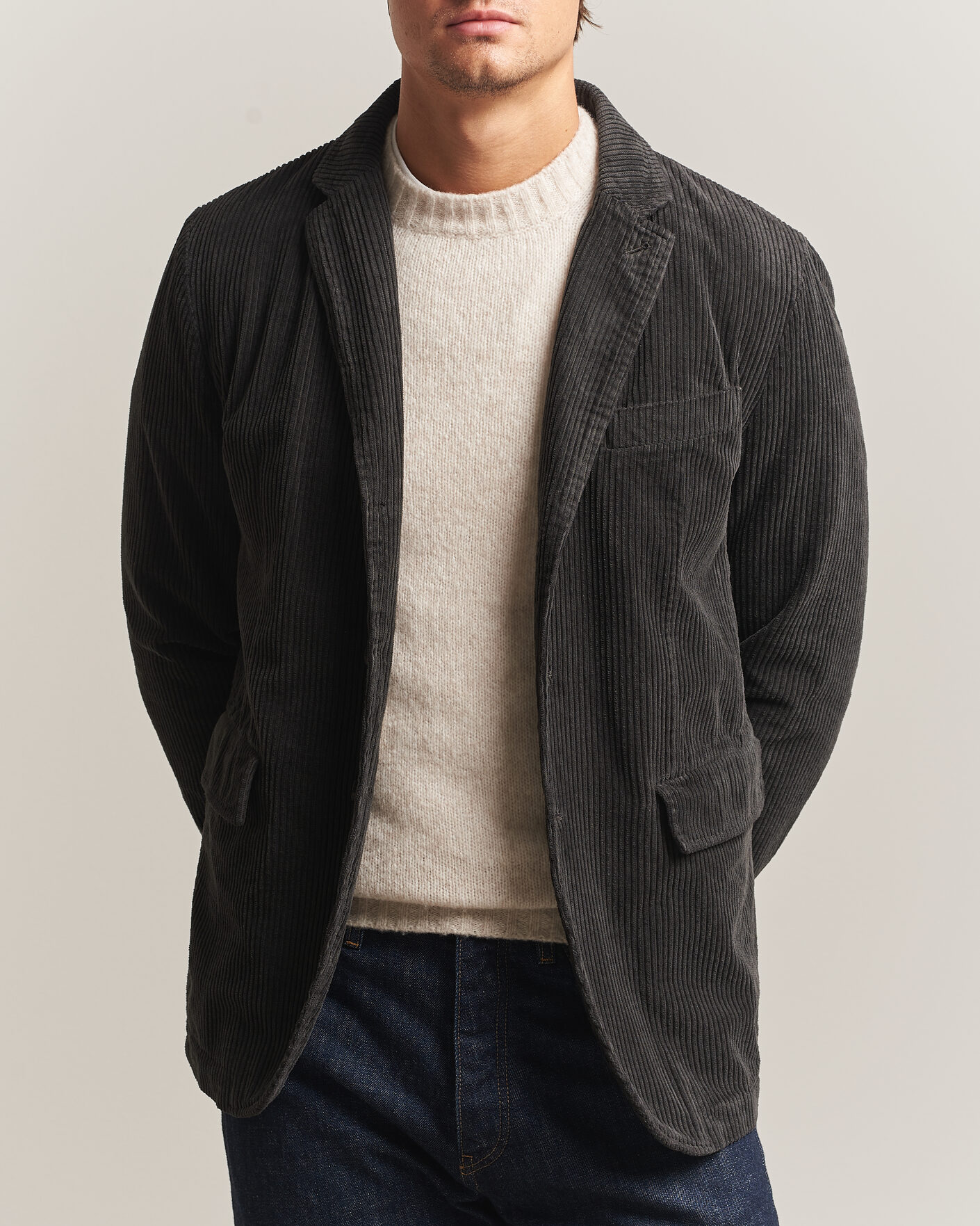 Herre | Blazere & jakker | Aspesi | Corduroy Blazer Dark Brown