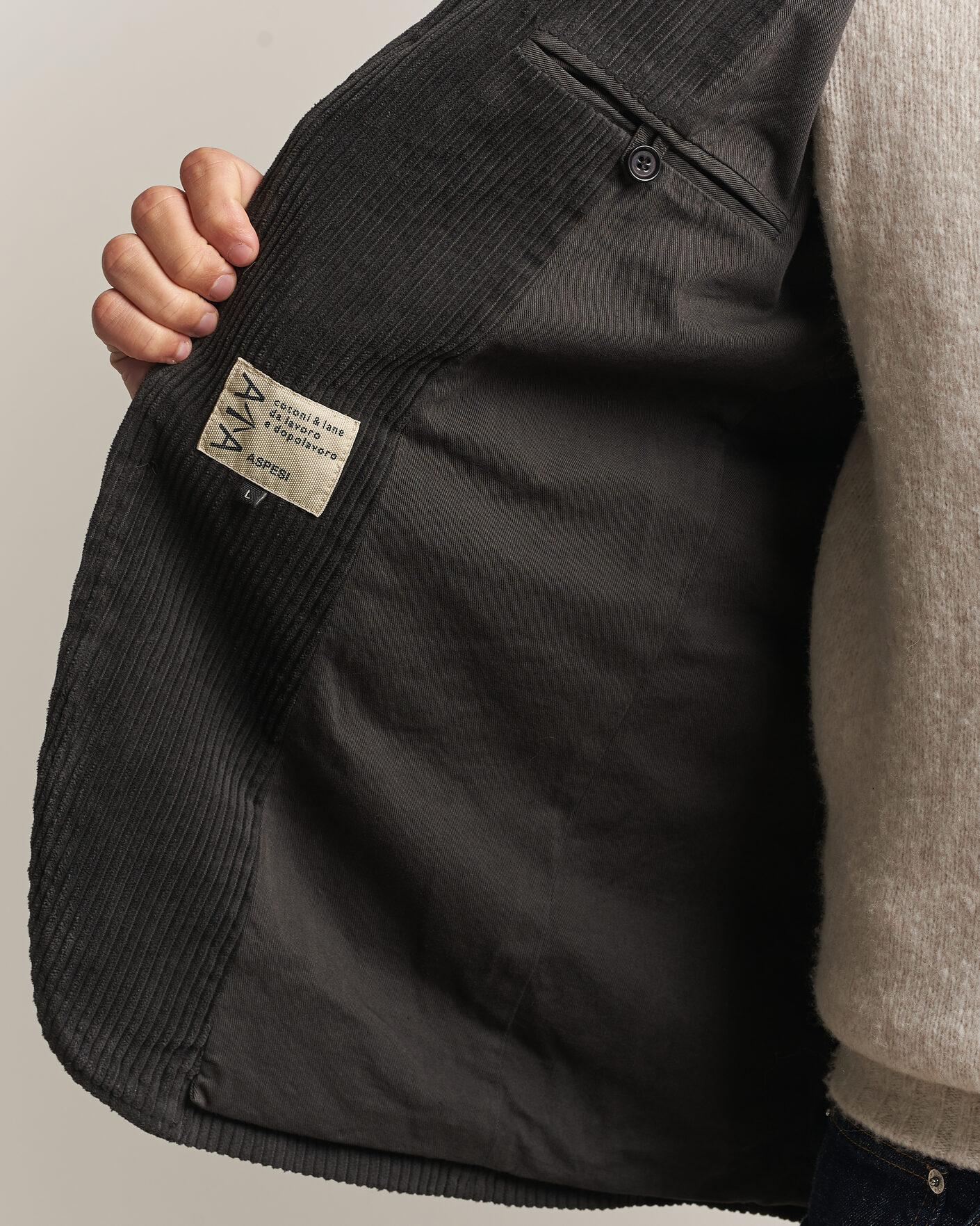 Herre | Blazere & jakker | Aspesi | Corduroy Blazer Dark Brown