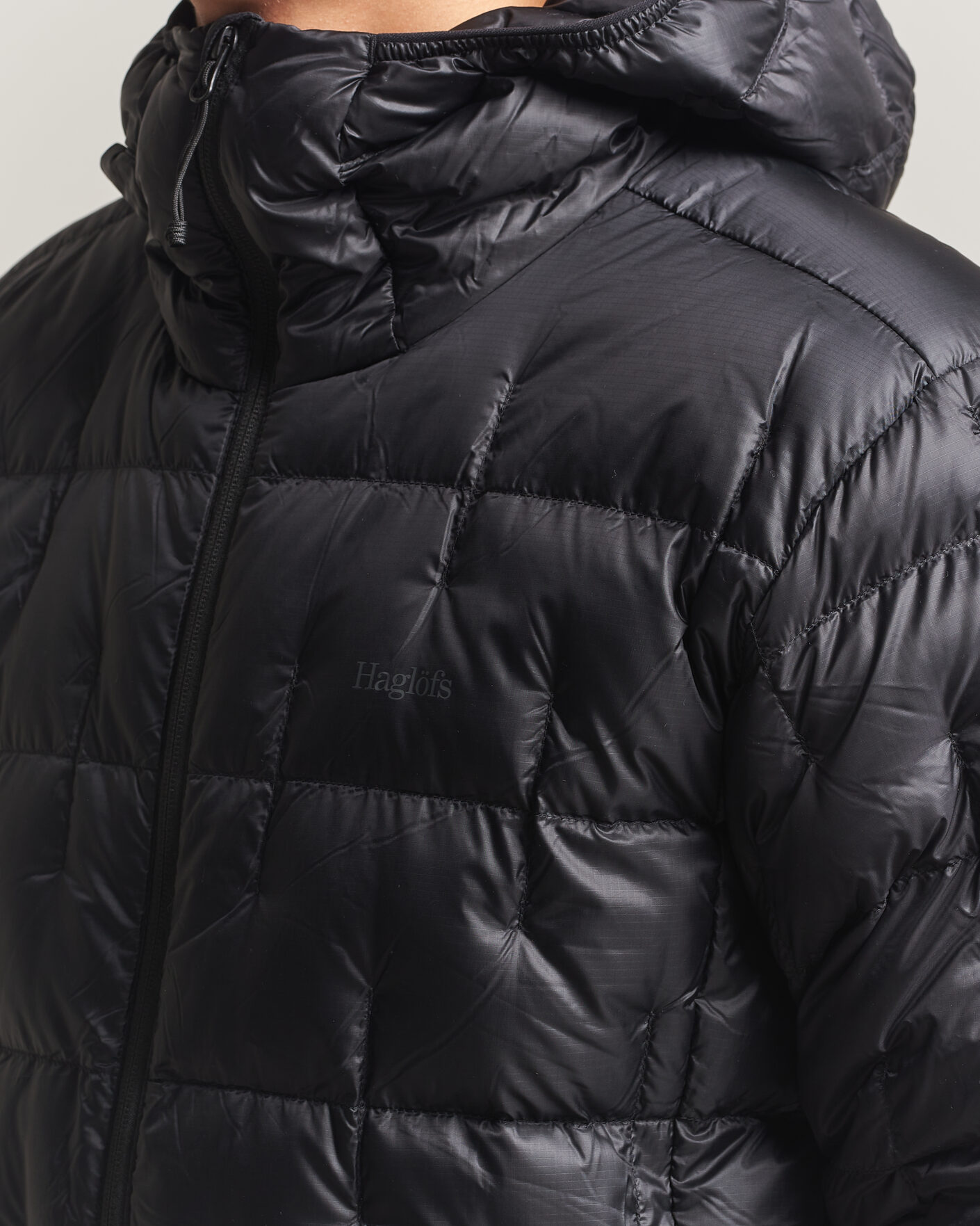 Herre | Jakker | Haglöfs | Hede Down Hood Jacket True Black