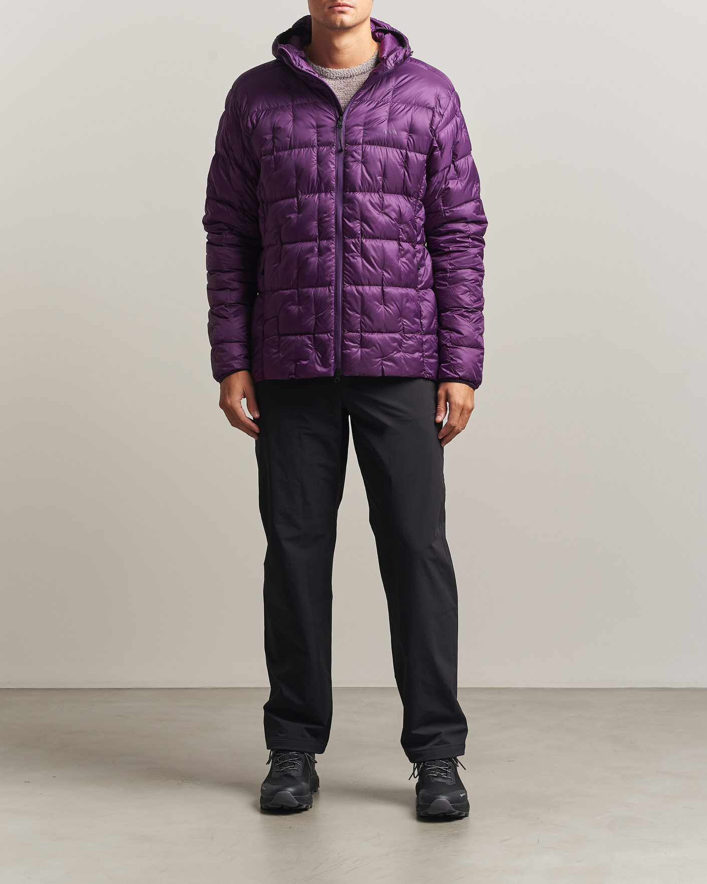 Herre | Jakker | Haglöfs | Hede Down Hood Jacket Purple Night