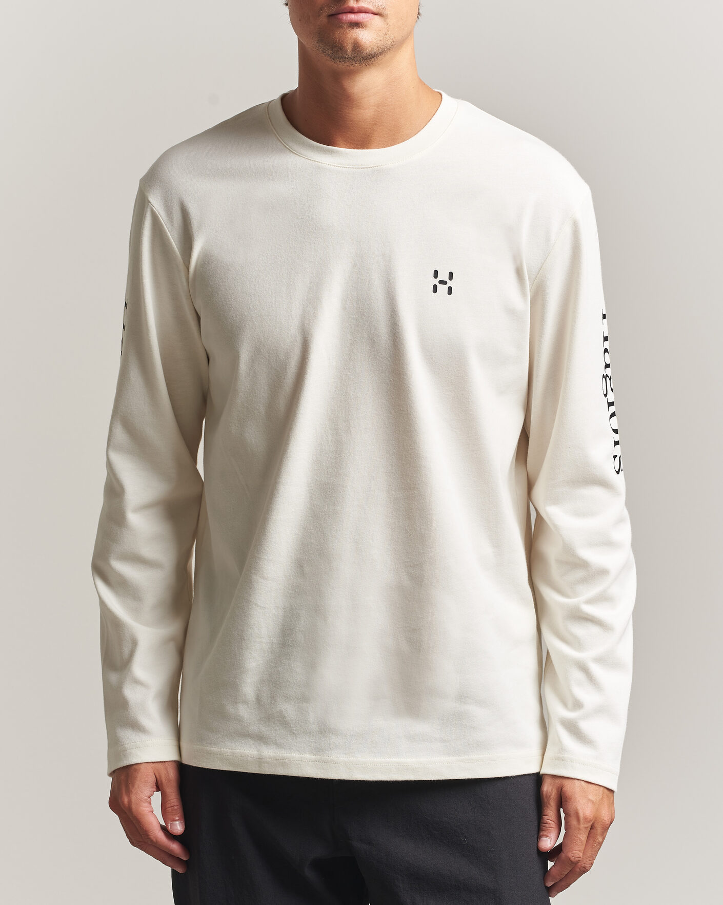 Herre | T-Shirts | Haglöfs | Long Sleeve T-Shirt Soft White