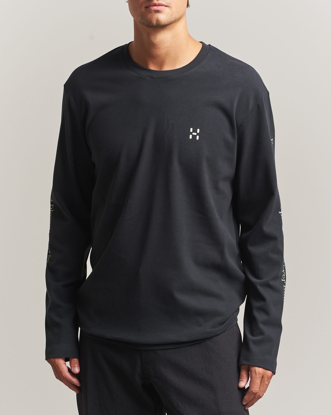 Herre | T-Shirts | Haglöfs | Long Sleeve T-Shirt True Black
