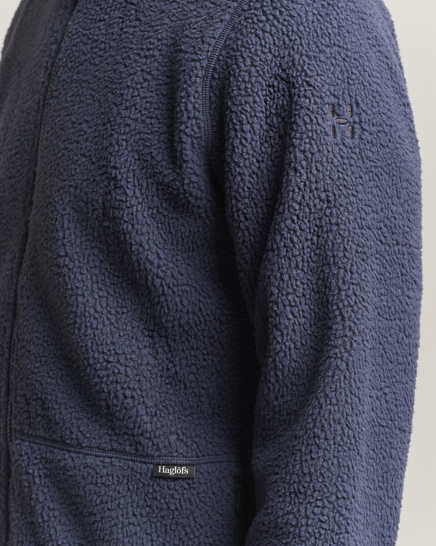 Herre | Trøjer | Haglöfs | Funäs Pile Hood Tarn Blue
