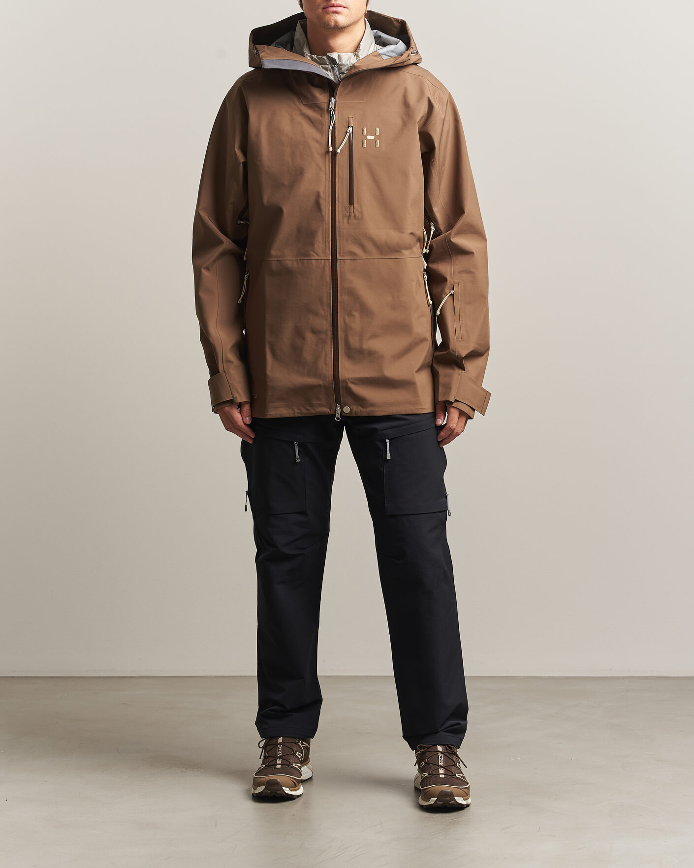 Herre | Jakker | Haglöfs | Alper Proof 3L Jacket Teak Brown