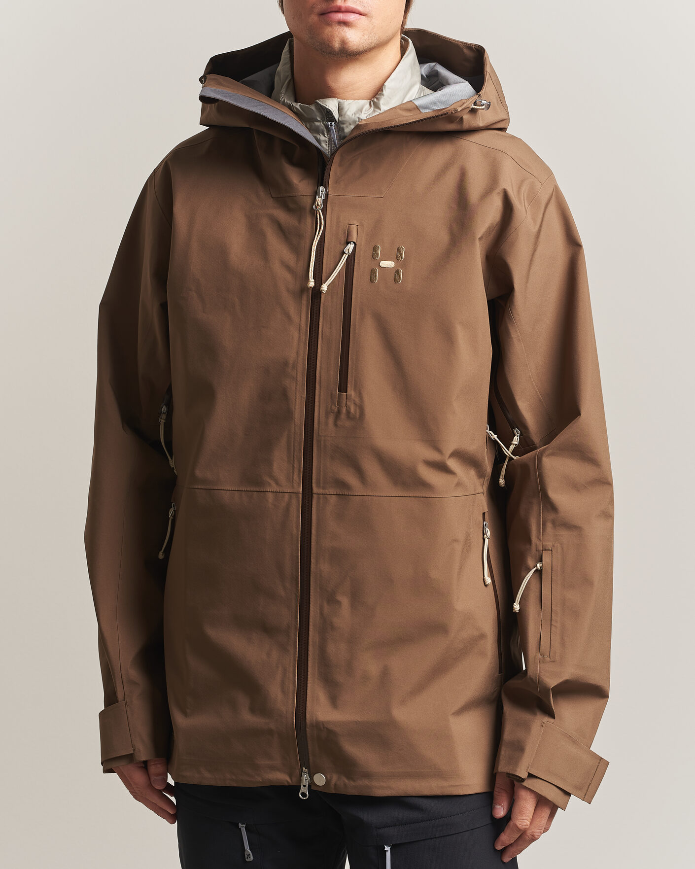 Herre | Jakker | Haglöfs | Alper Proof 3L Jacket Teak Brown