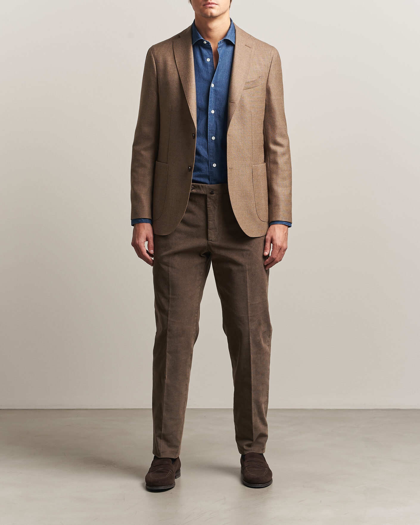 Herre | Blazere & jakker | Boglioli | K Jacket Wool Hopsack Blazer Beige